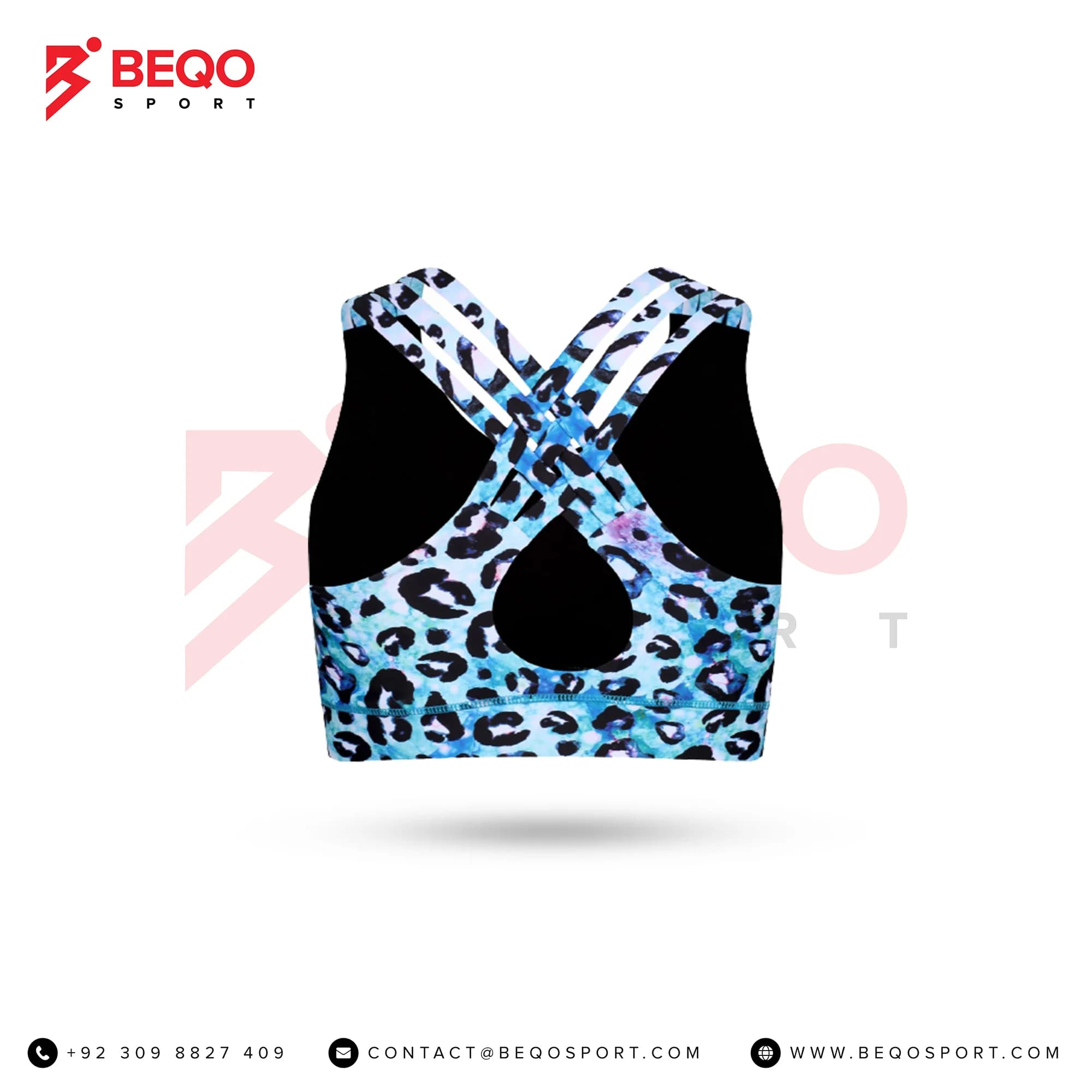 Aqua Ocelots Sports Bras view 2