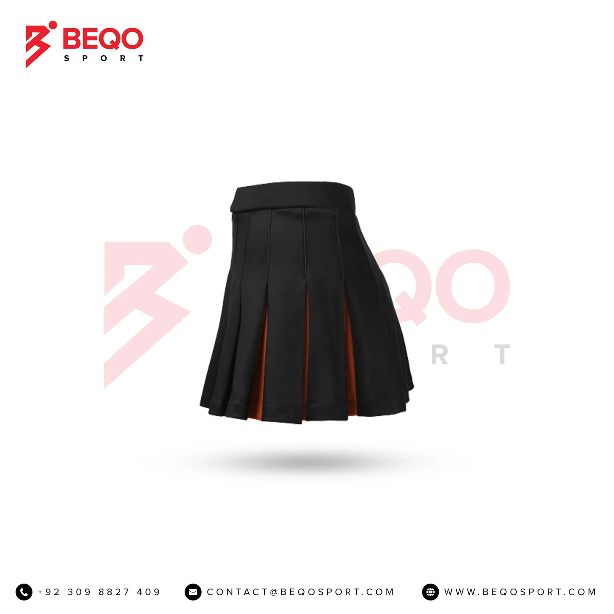 Black Cheer Pleated Skirt view 3