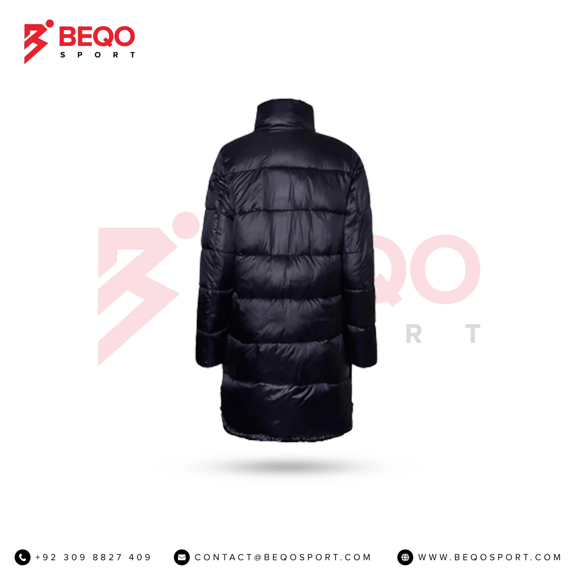 Black Quilted Jacket view 2