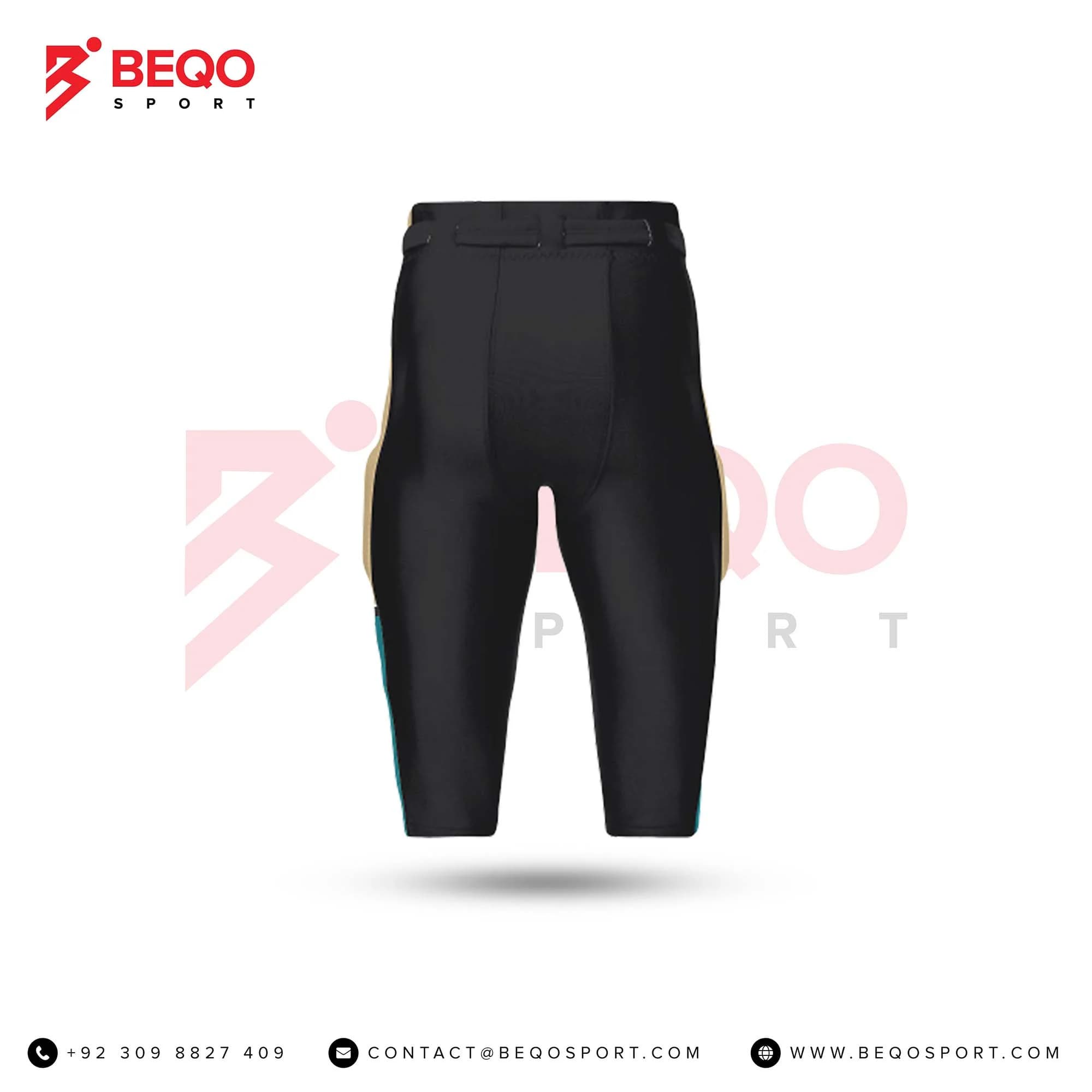 Black and Grey Football Pants view 4