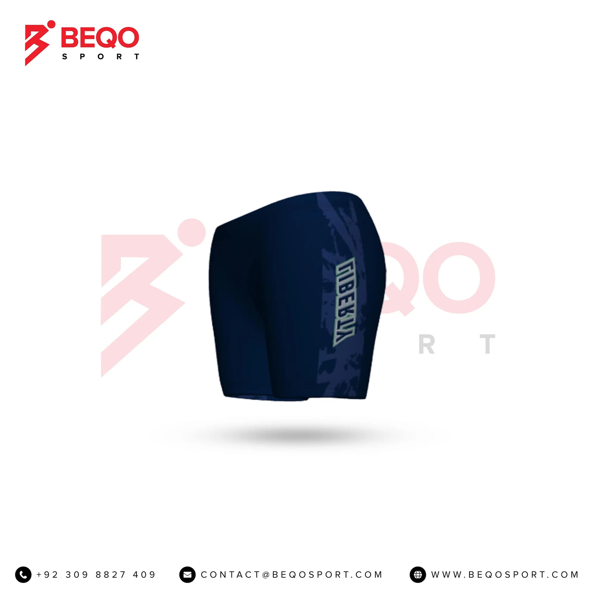 Blue Volleyball Shorts view 2
