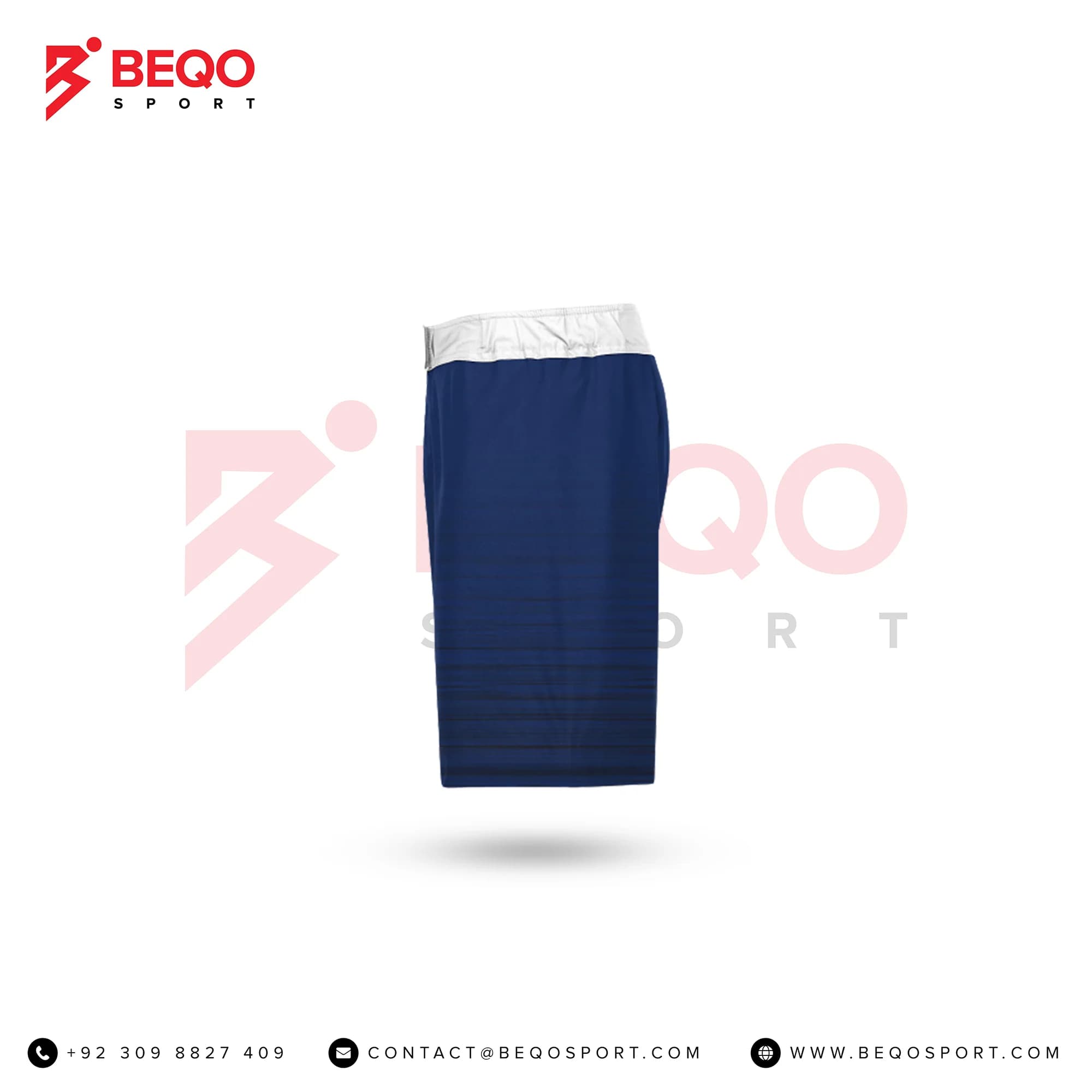 Blue Wrestling Fight Shorts view 2