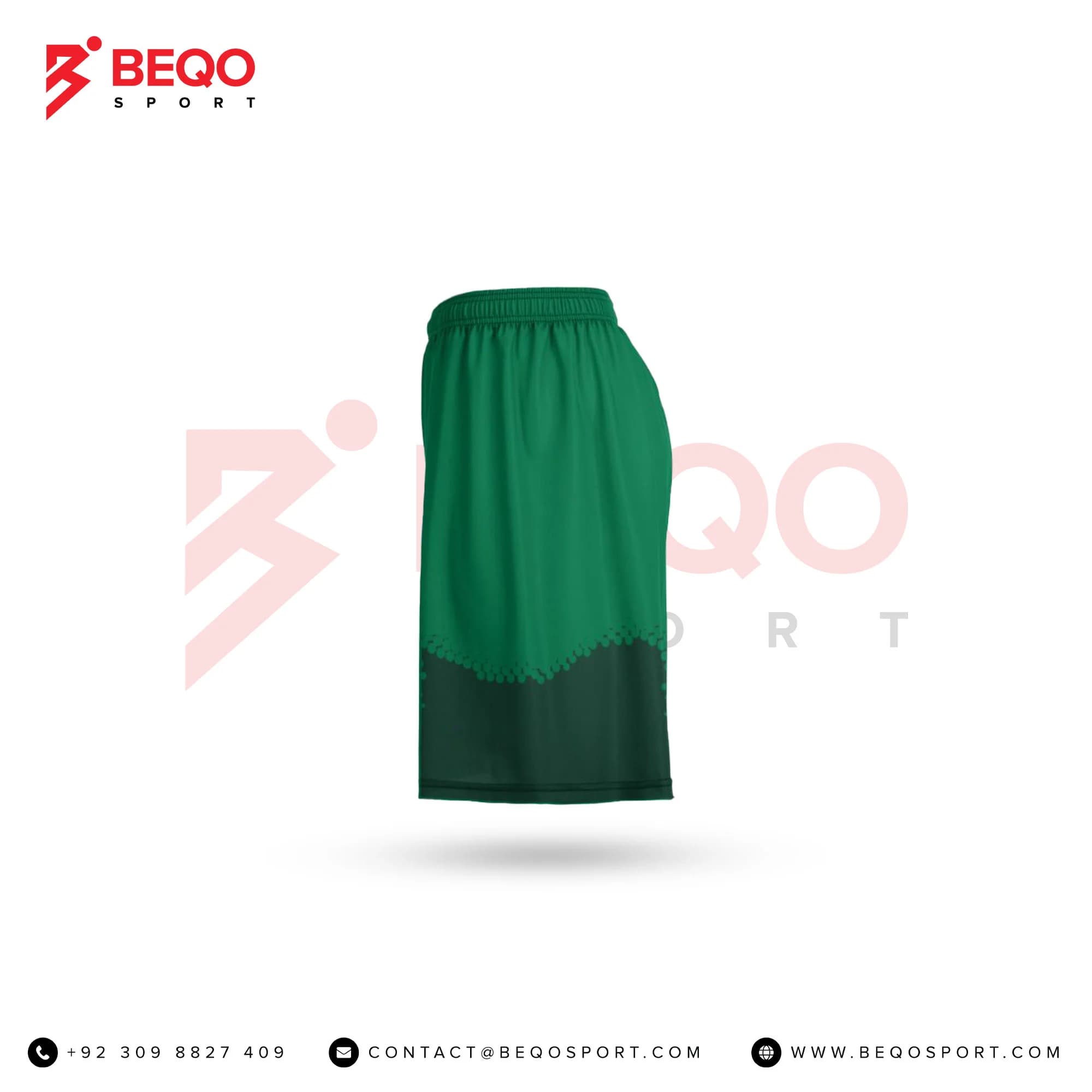 Green Lacrosse Shorts view 2