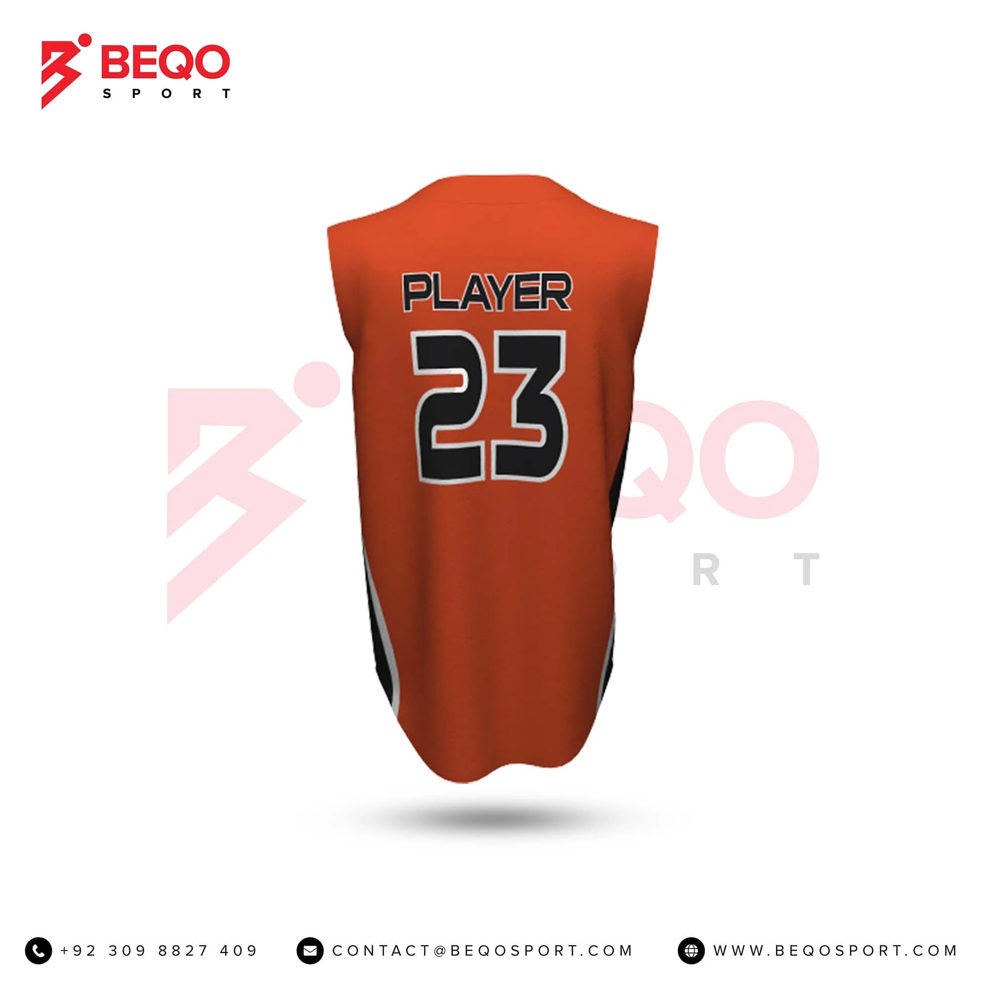 Men's Full Button Sleeveless Jerseys view 2