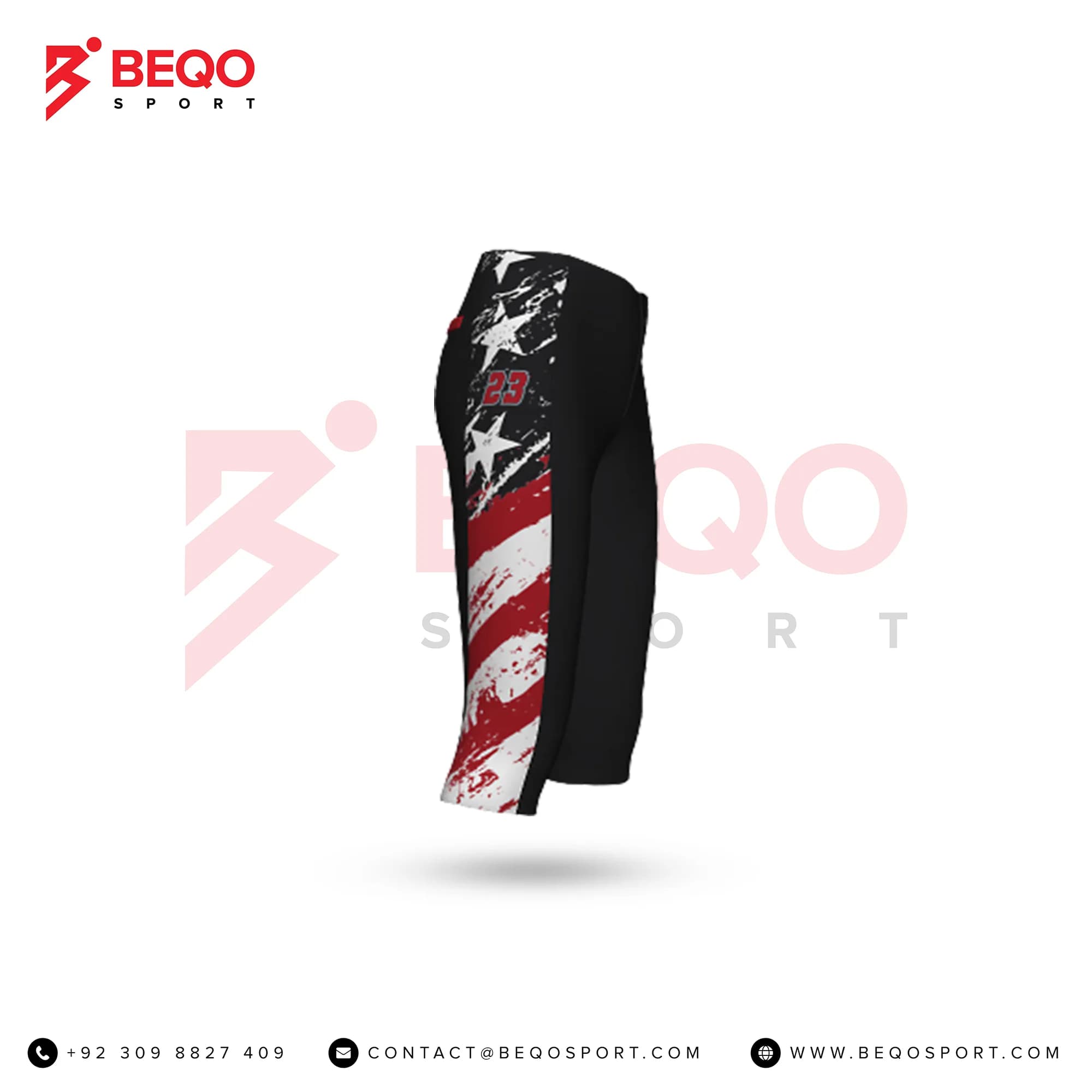 Black And White Red Lines Softball Pants