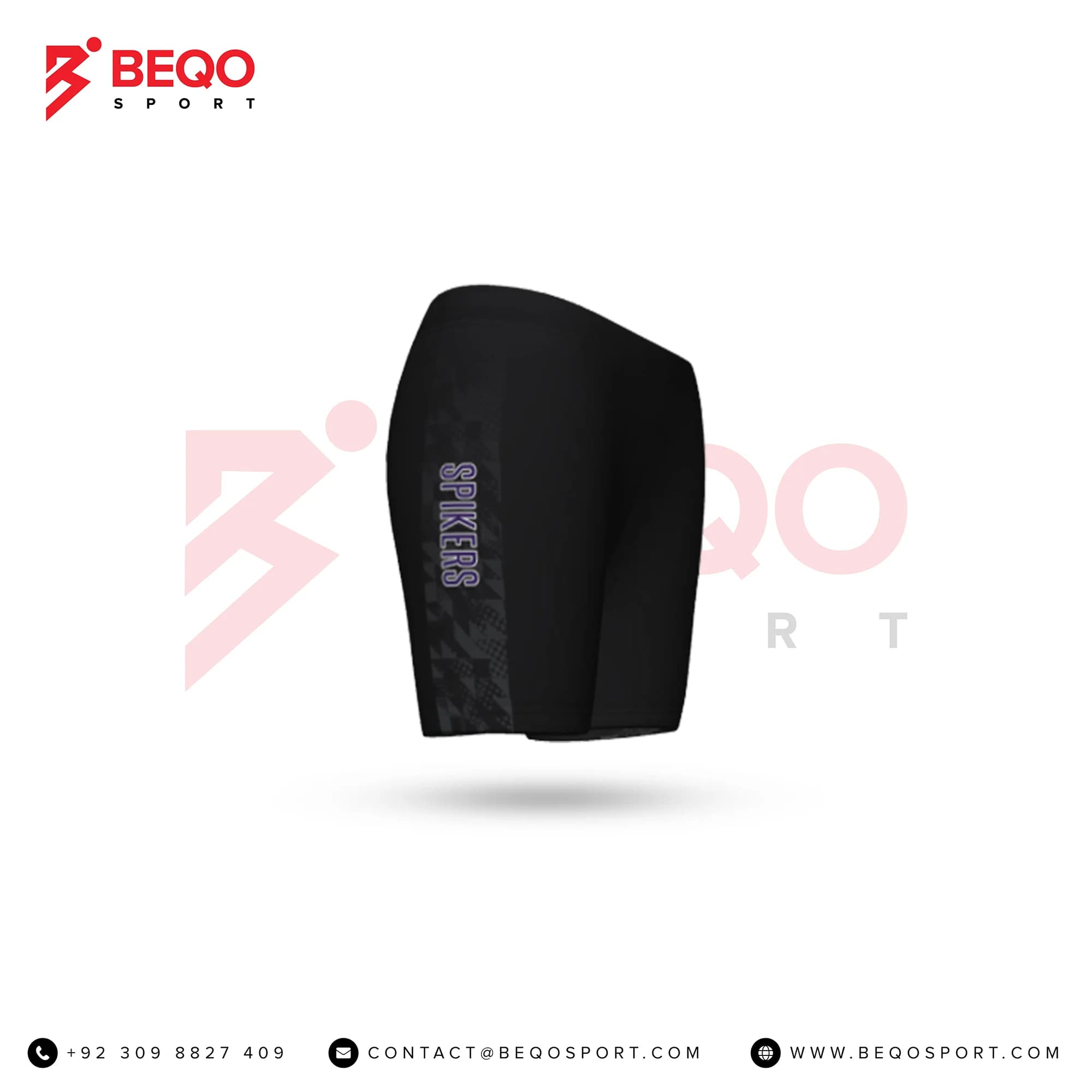 Black Volleyball Shorts