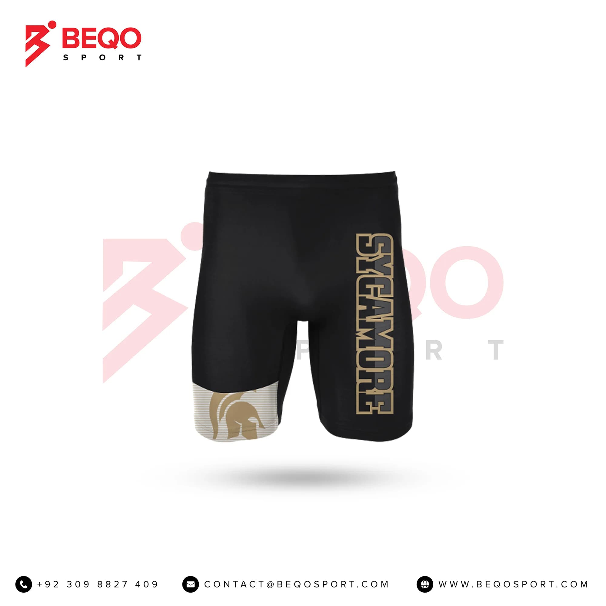 Black Wrestling Compression Shorts