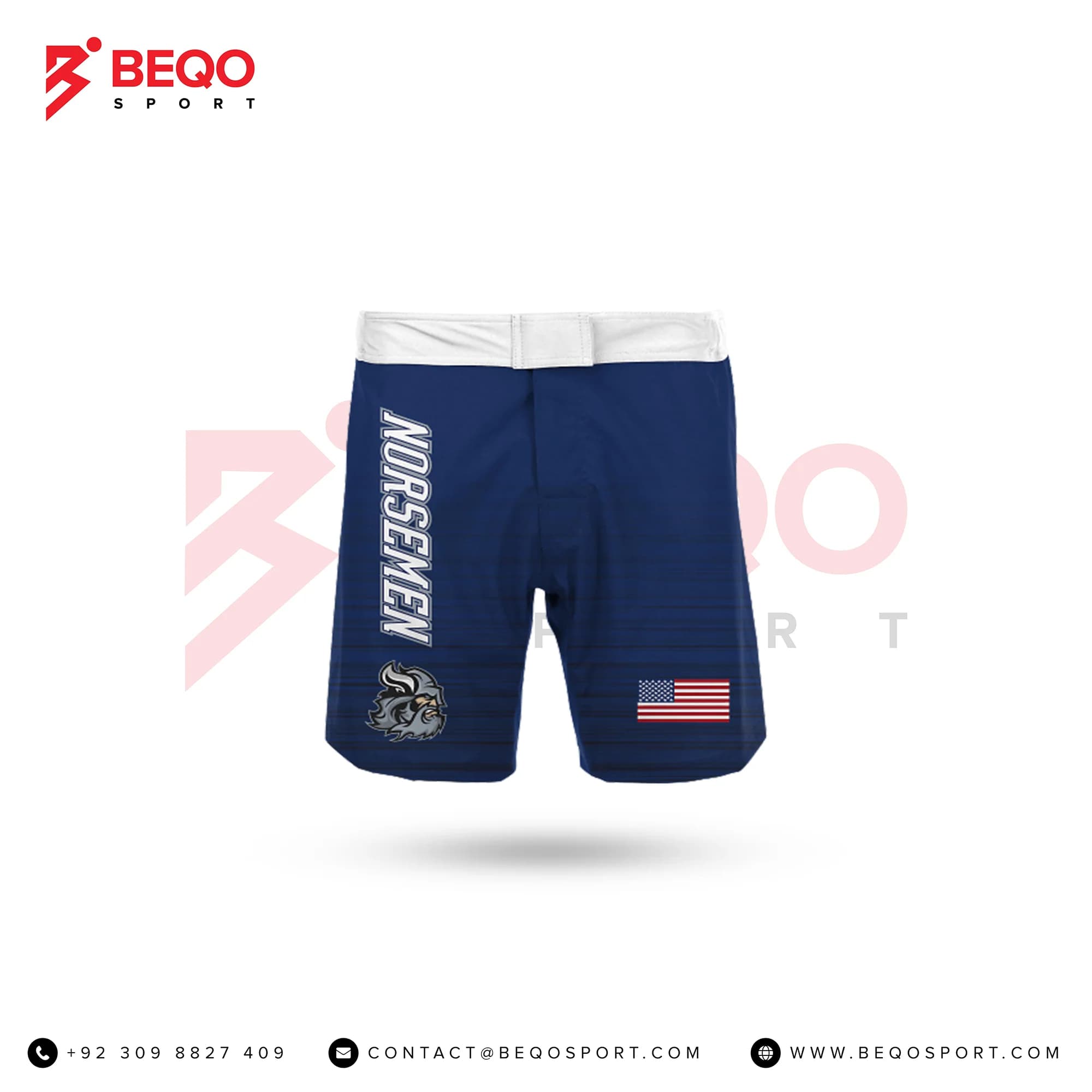 Blue Wrestling Fight Shorts