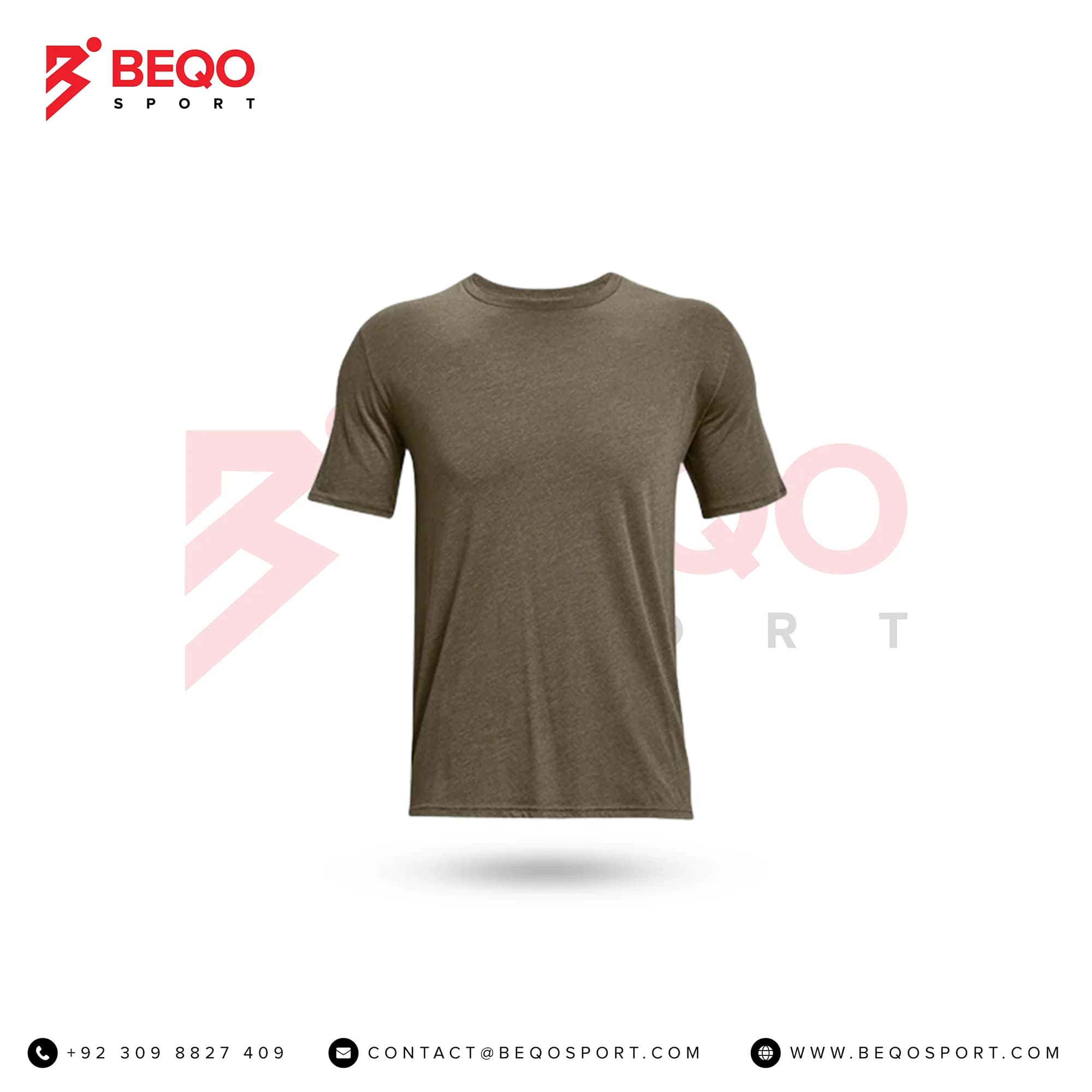 Brown Workout T Shirt
