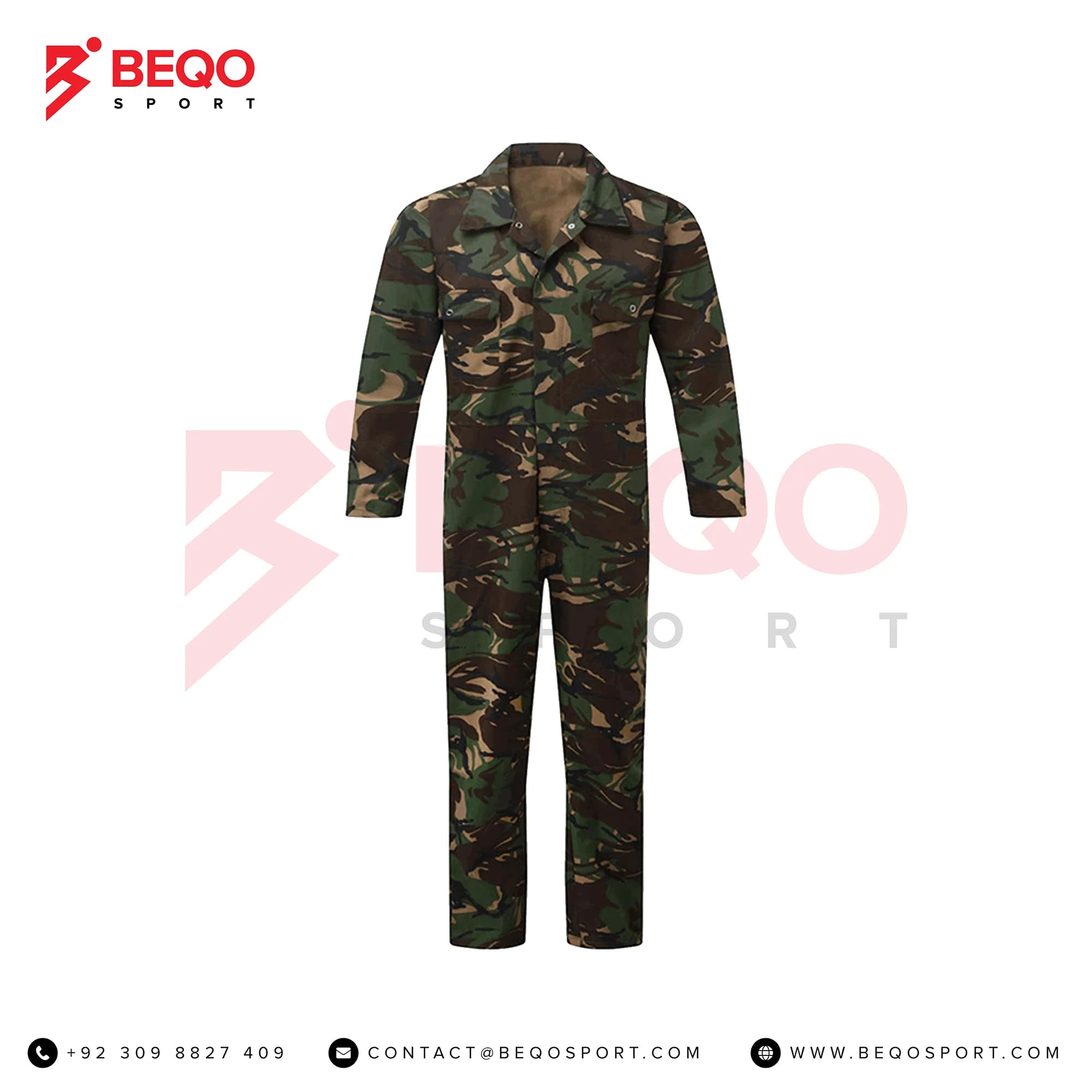 Camouflage Coverall in PC Blend