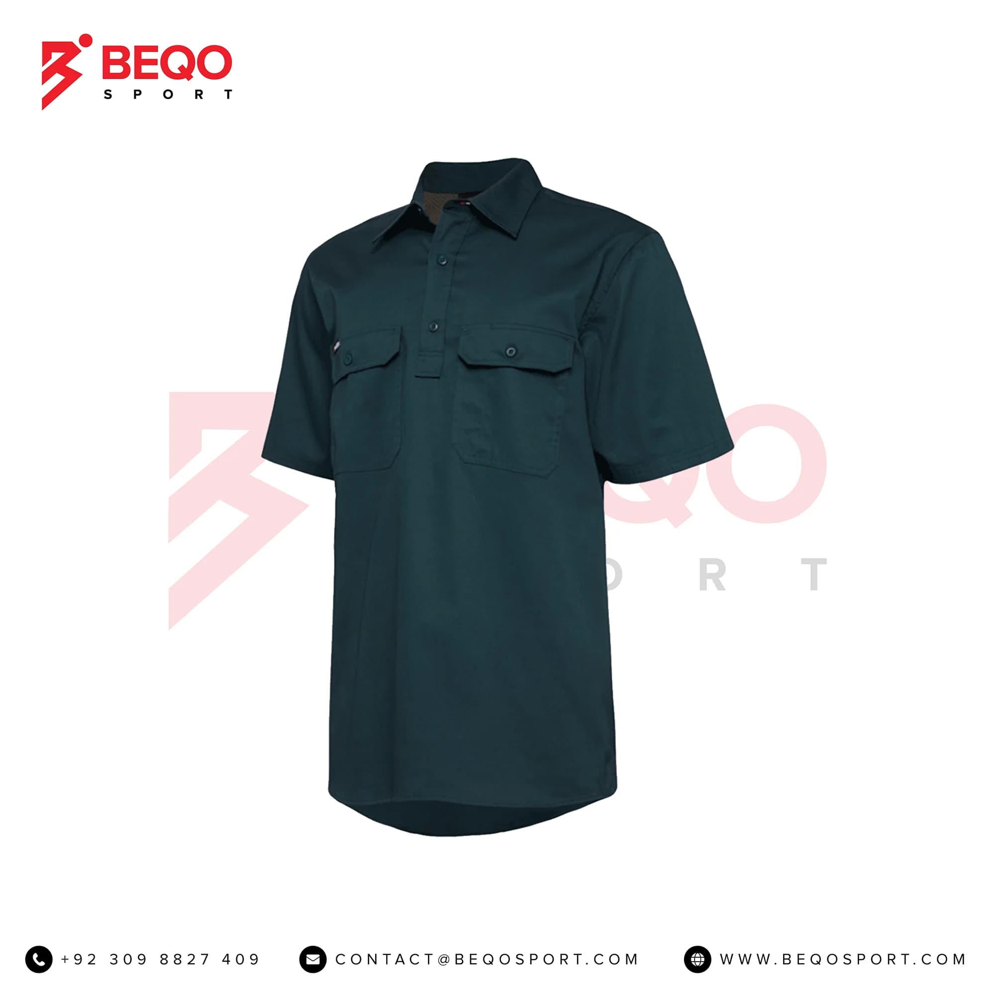 Closed Front Cotton Shirt
