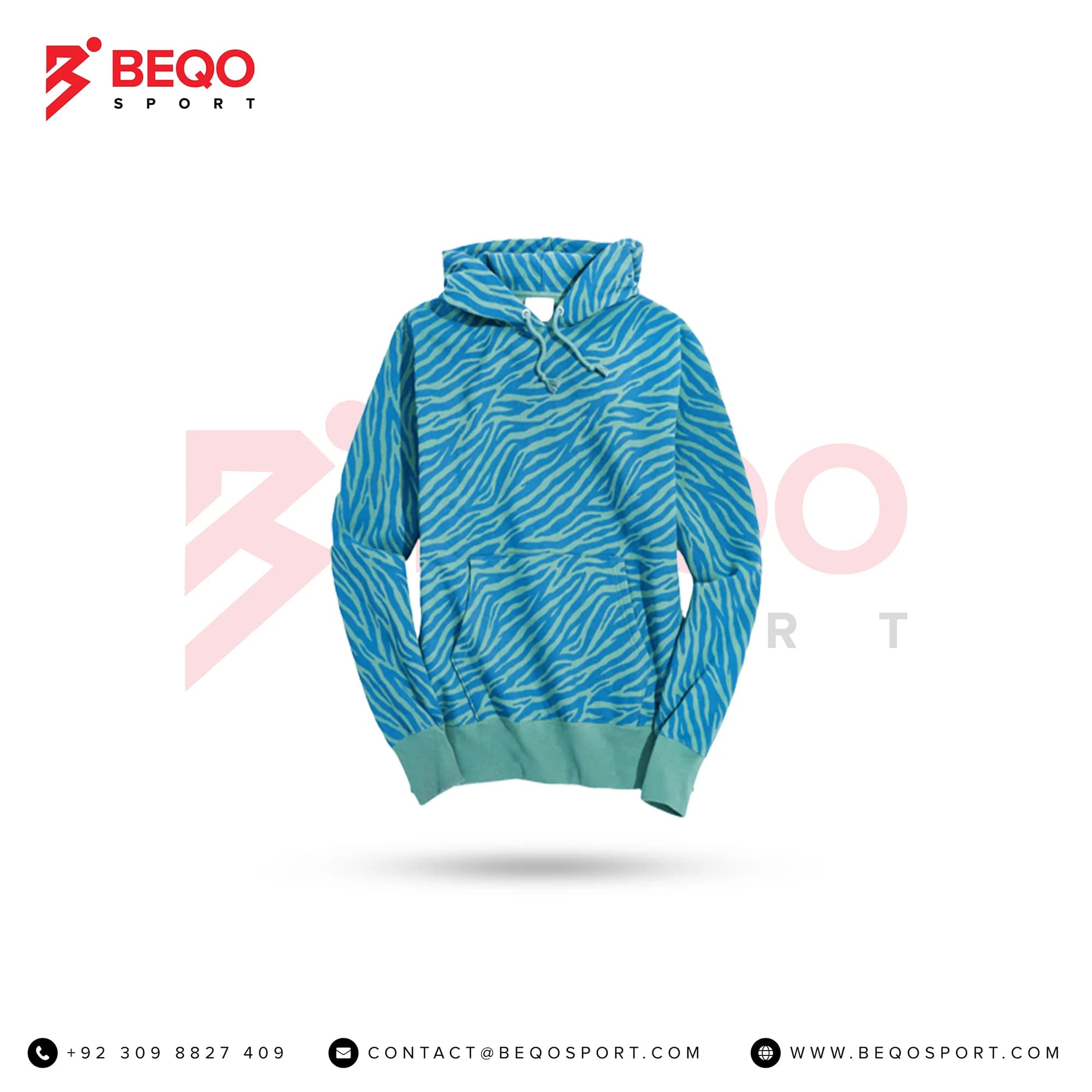 Fleece Printed Hoodie