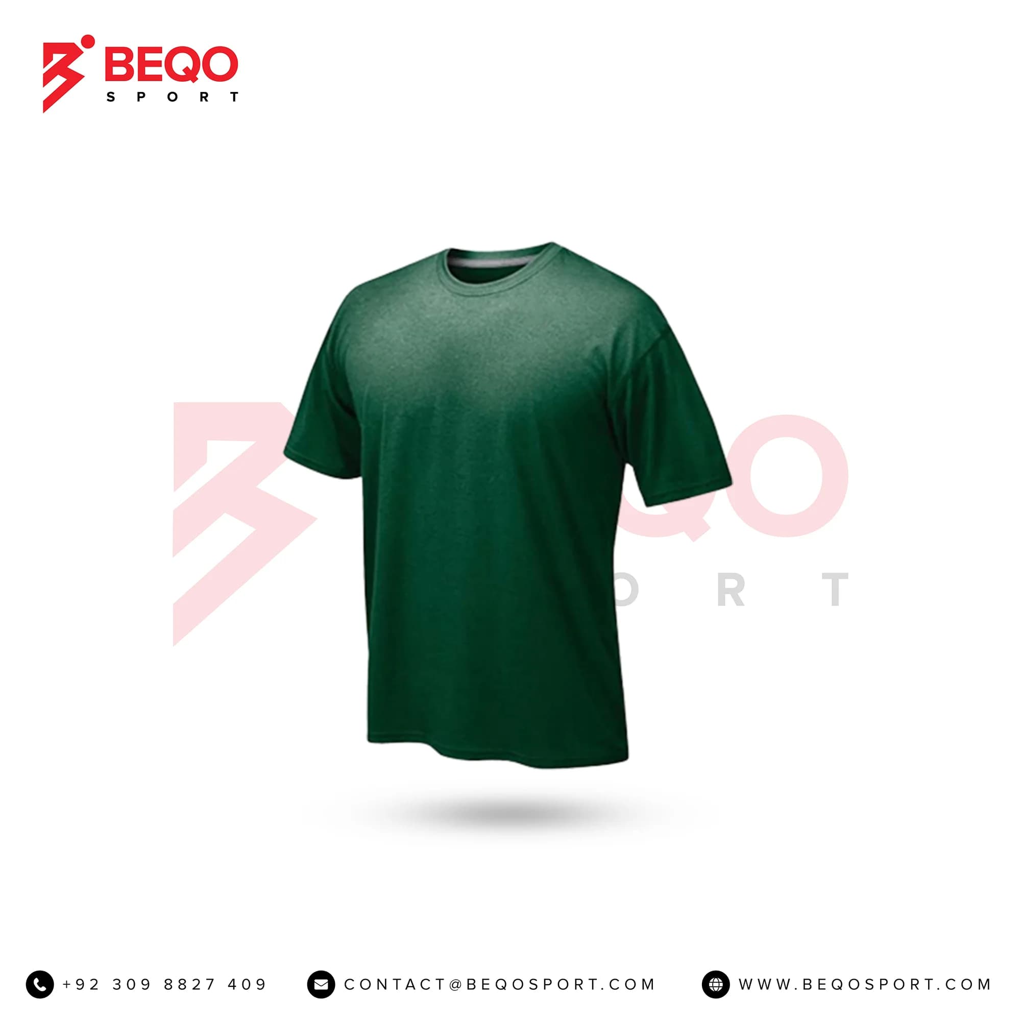 Green Crew Neck T Shirt