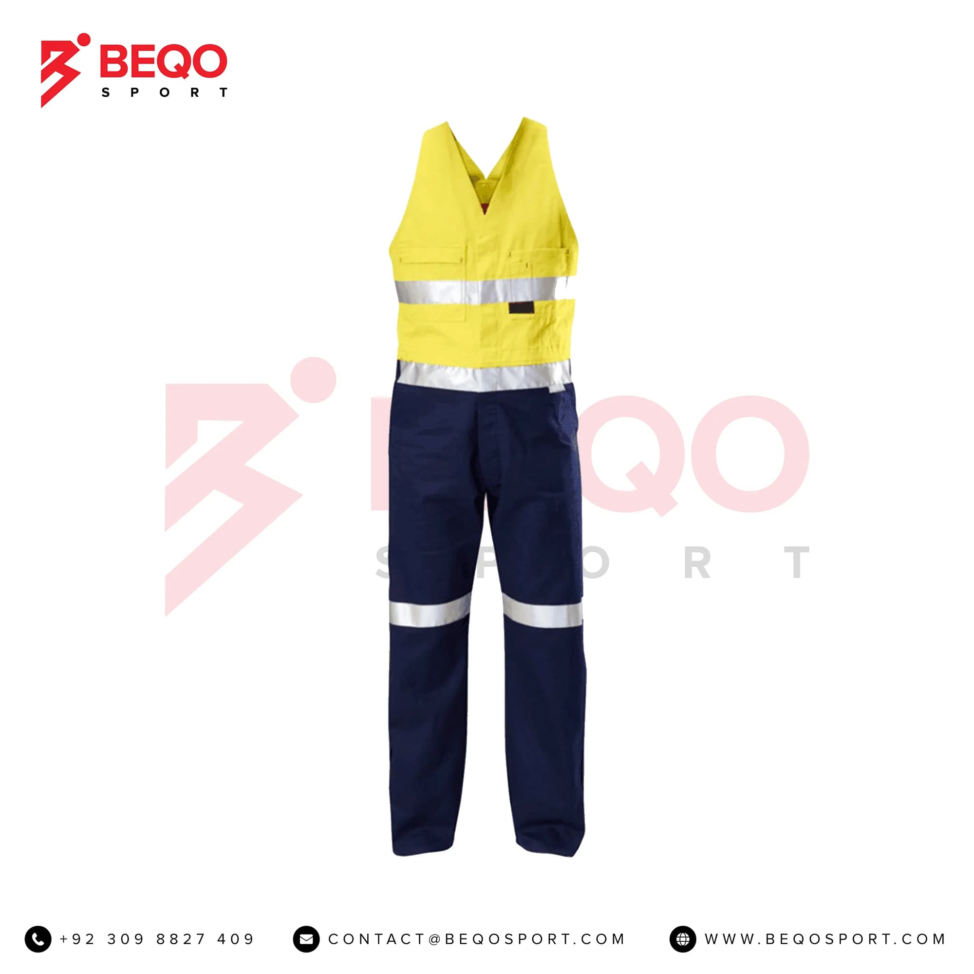 Hi-Vis Multi-Colored Cotton Bib