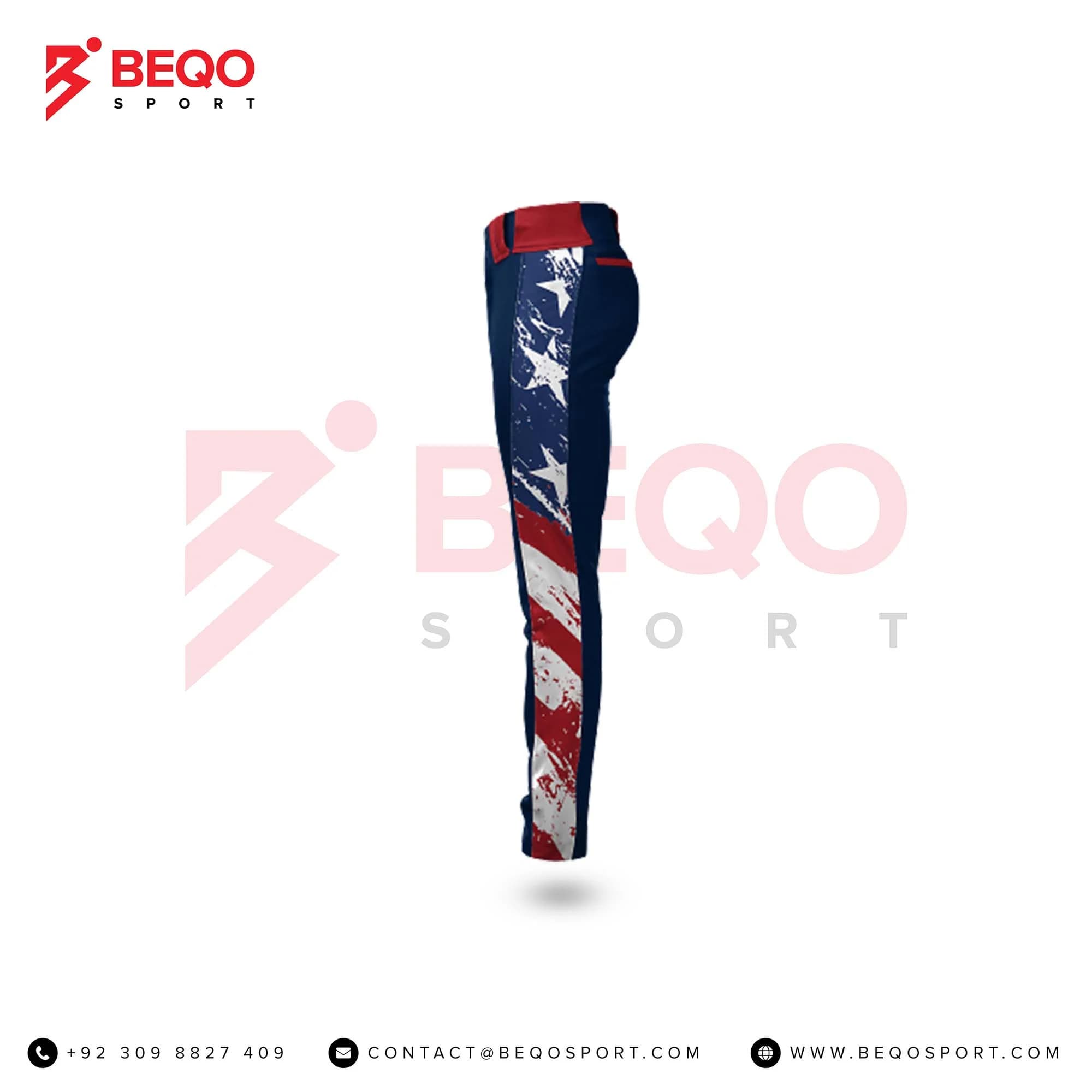 American Flag Baseball Pants view 3