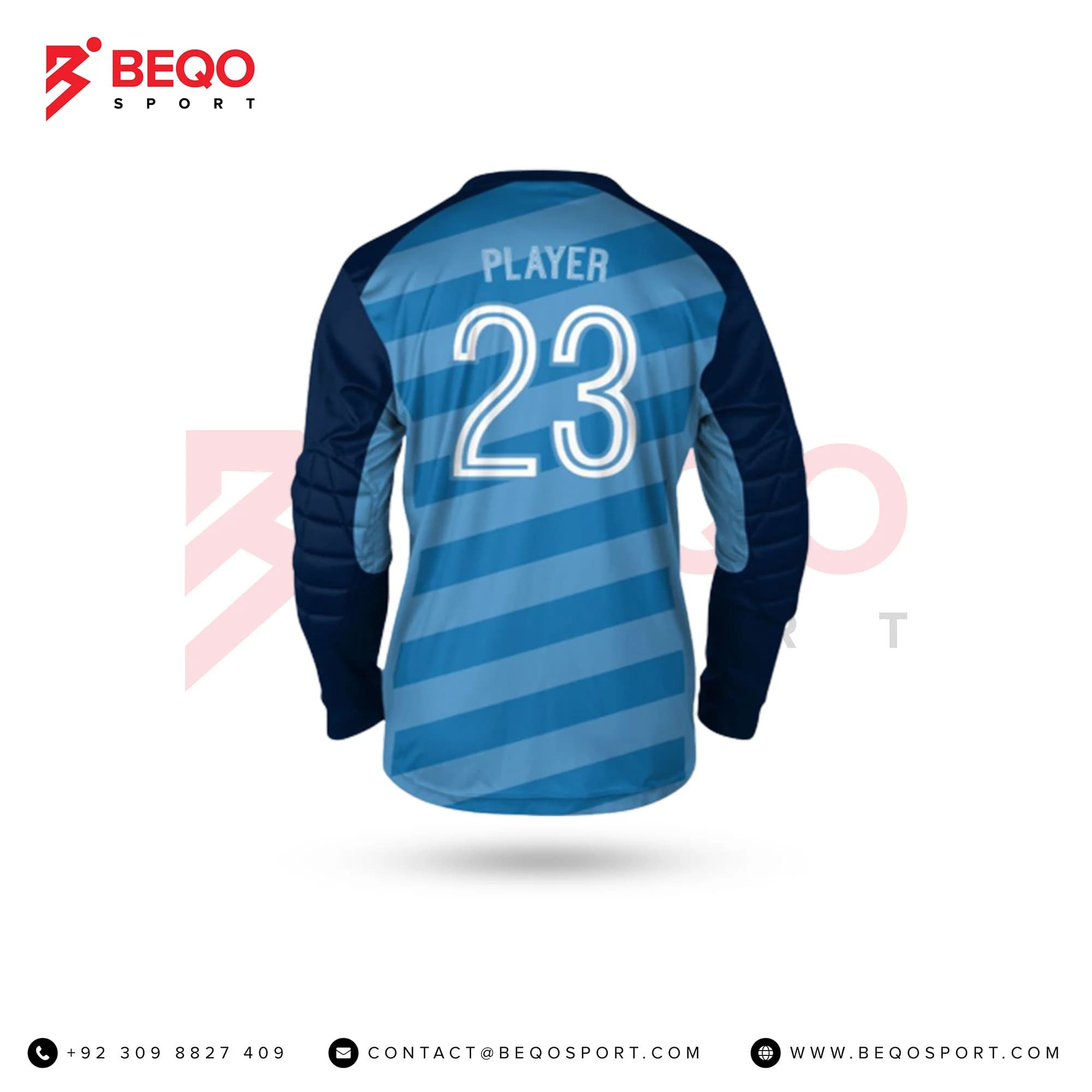 Blue Goal Keeper Jerseys view 2