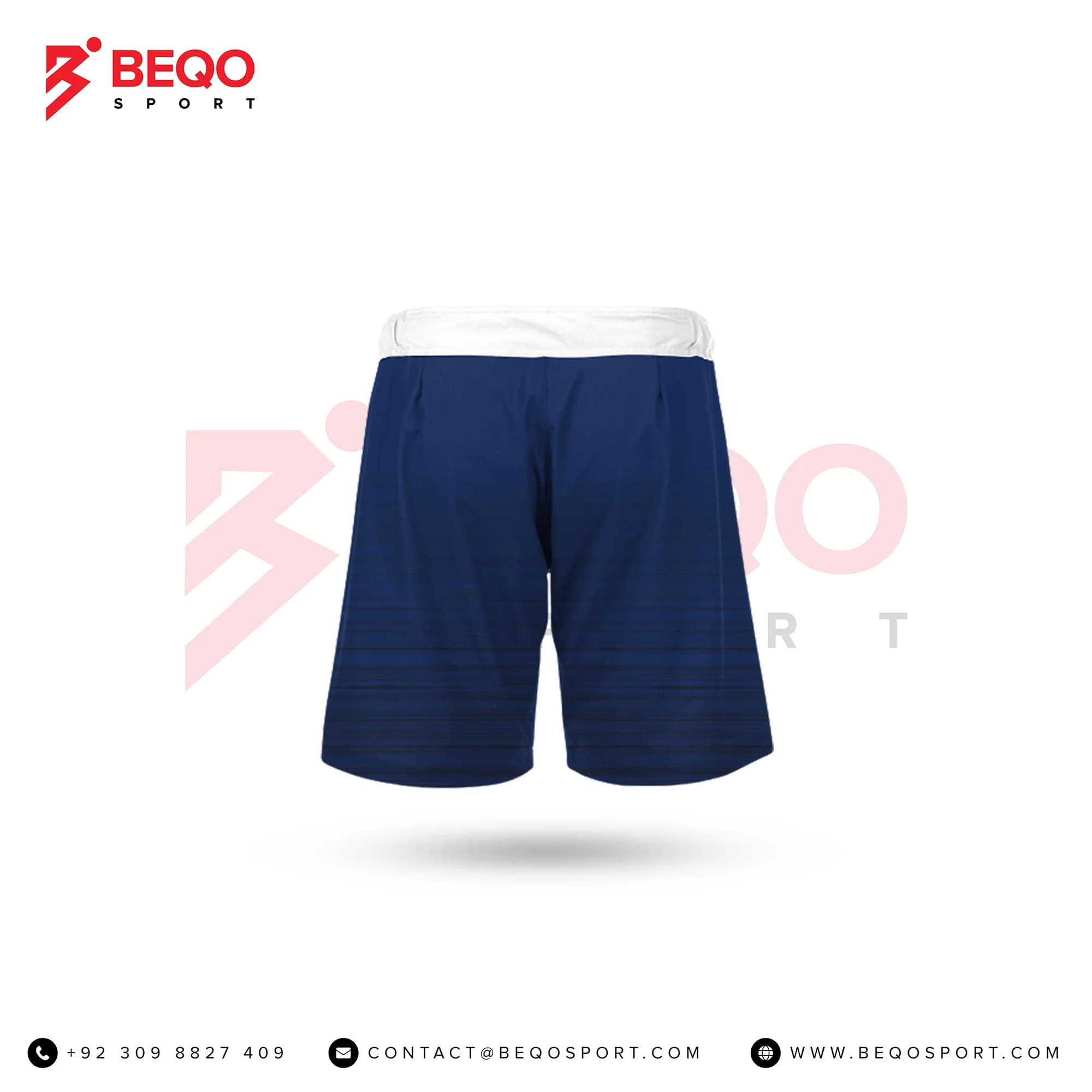 Blue Wrestling Fight Shorts view 4