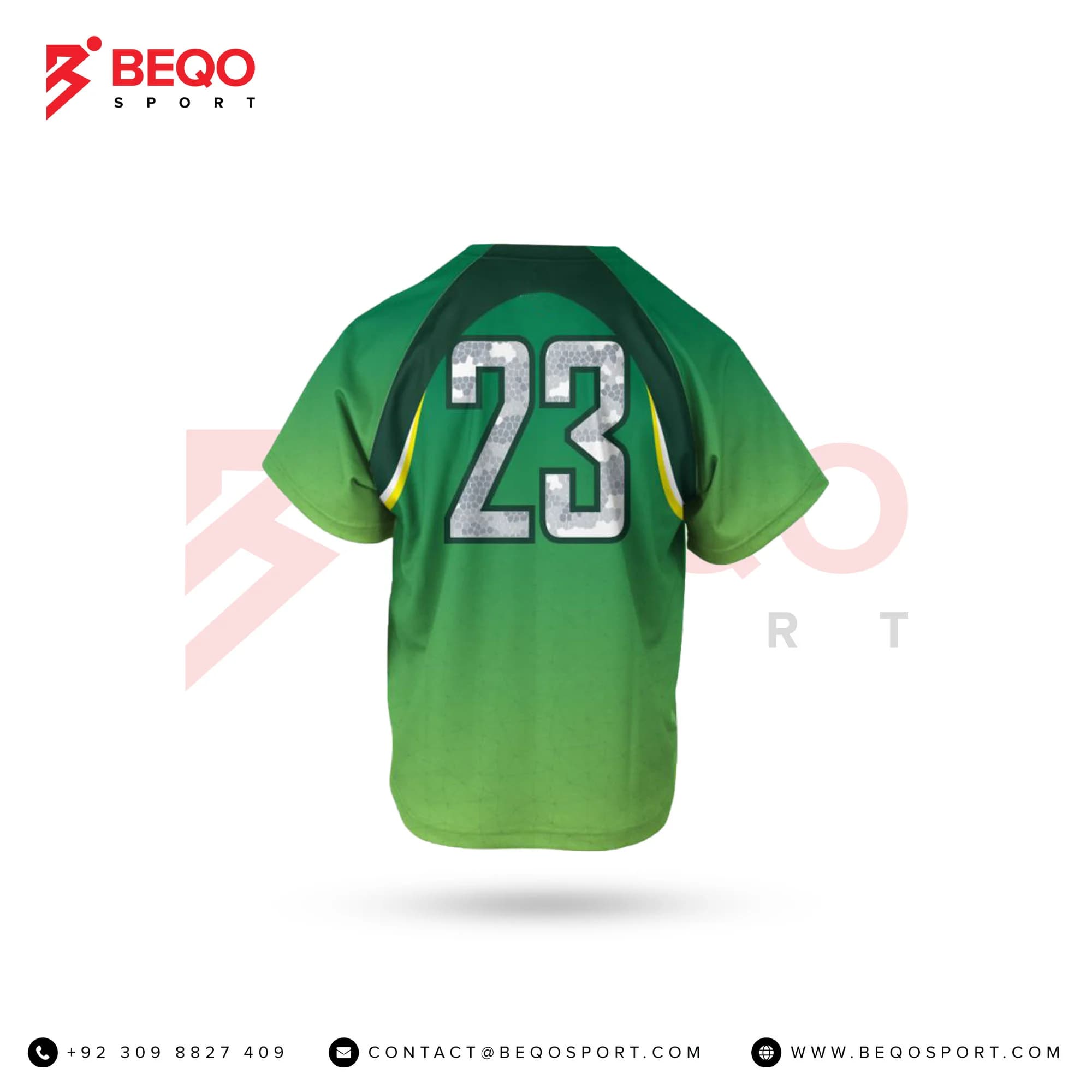 Green Lacrosse Jersey view 4