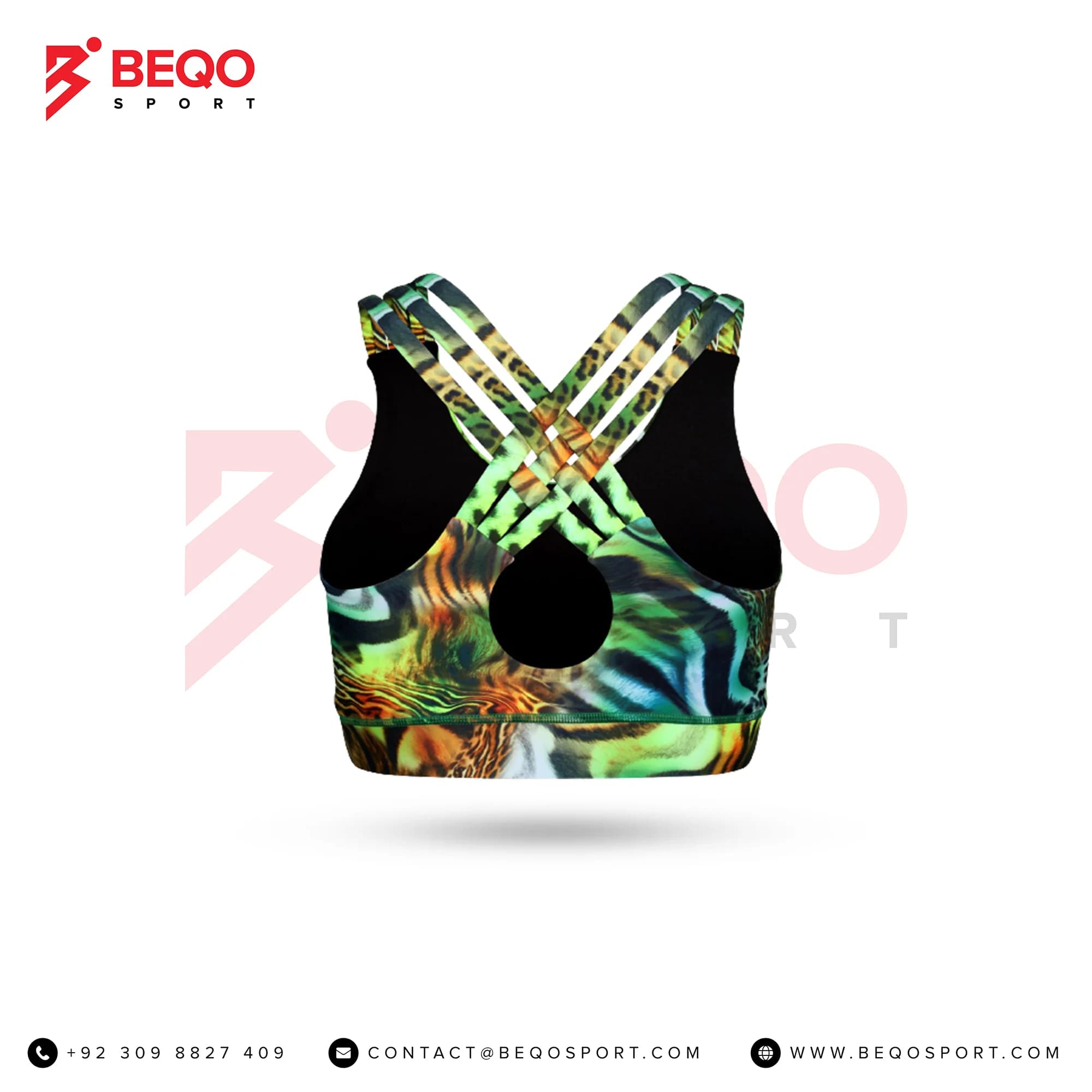 Jungle Patchwork Sports Bras view 2