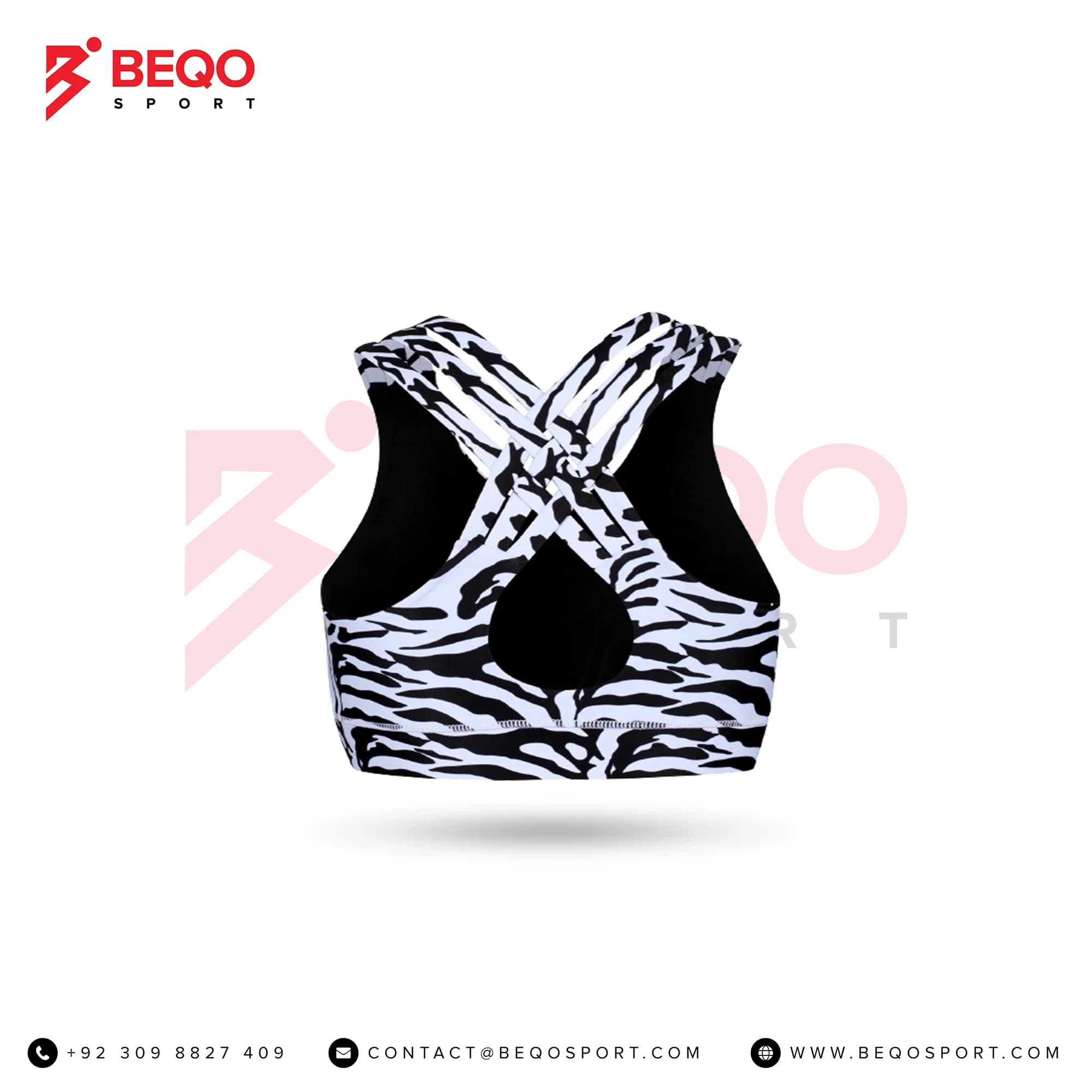 White Tiger Cross Sports Bras view 2