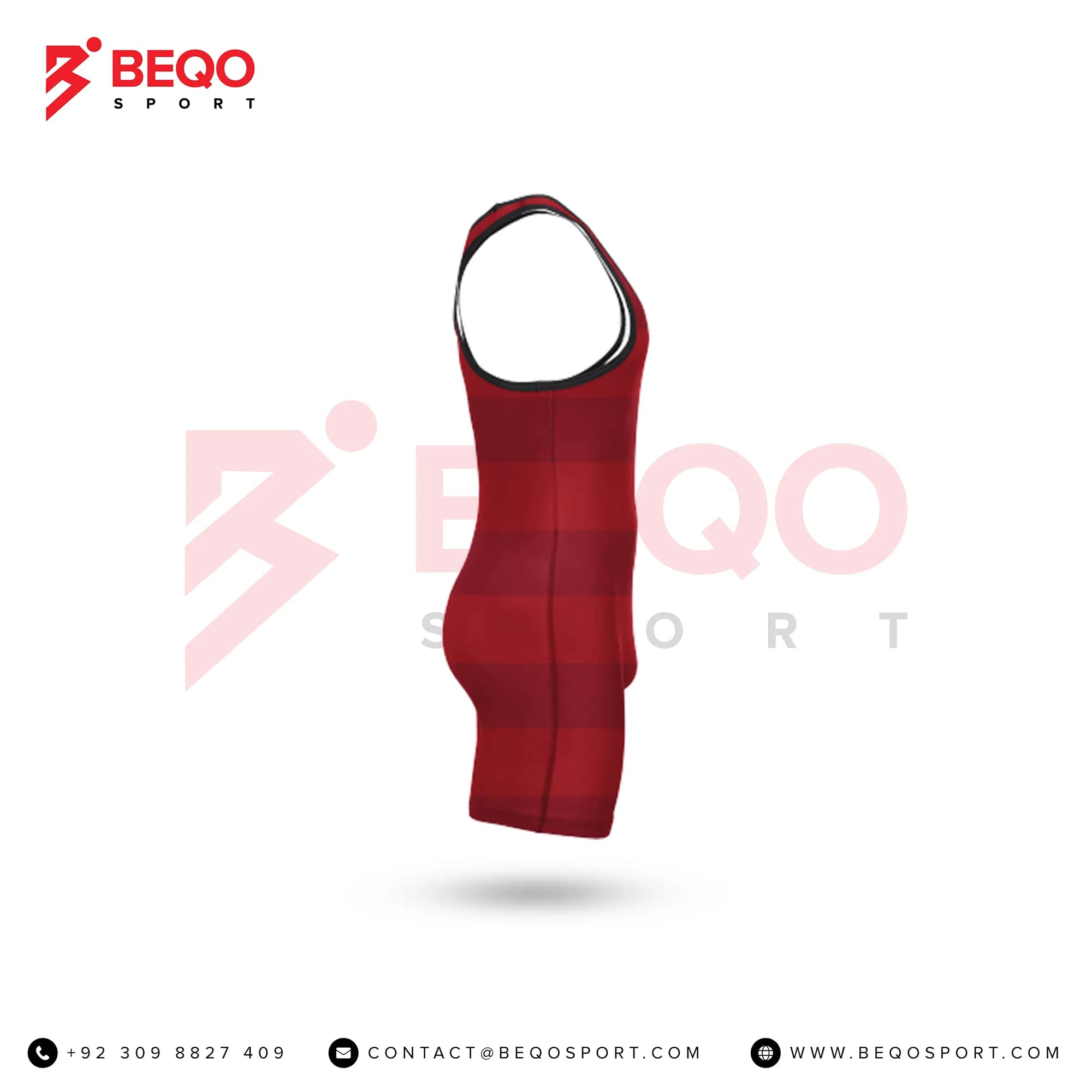 Red Wrestling Singlets view 3