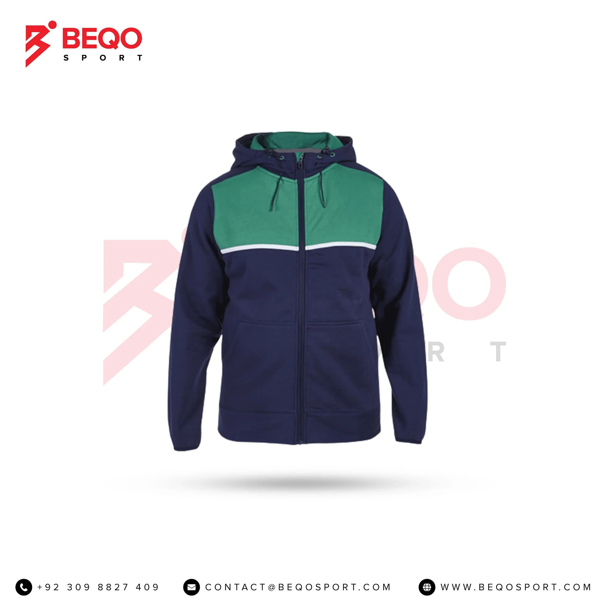 Multi-Colored Cut and Sew Hoodie
