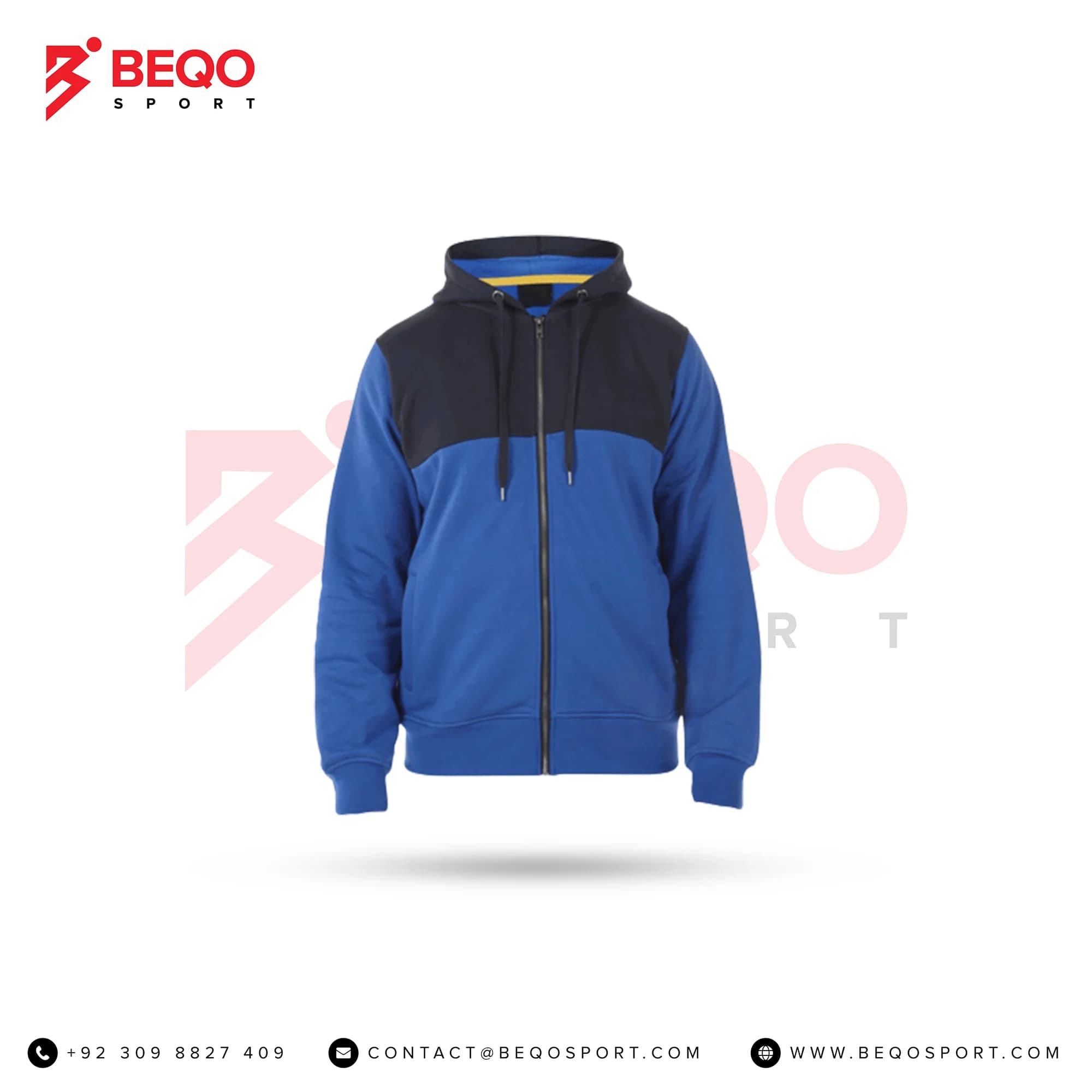 Multi-Colored Hoodie in Fleece