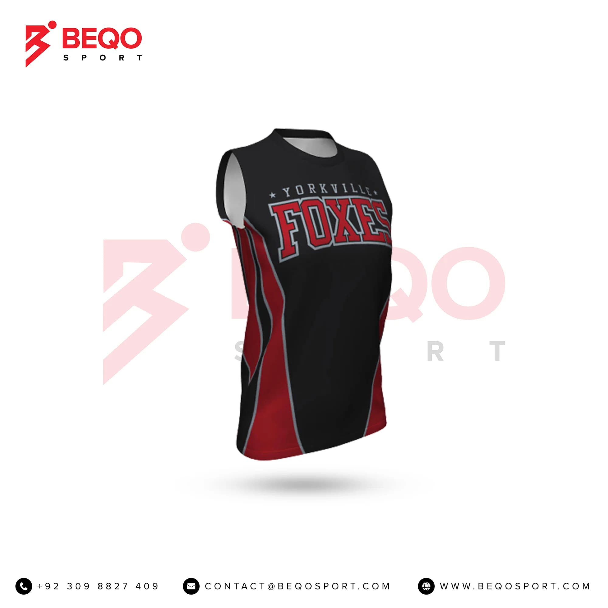 Black And Red Softball Jersey