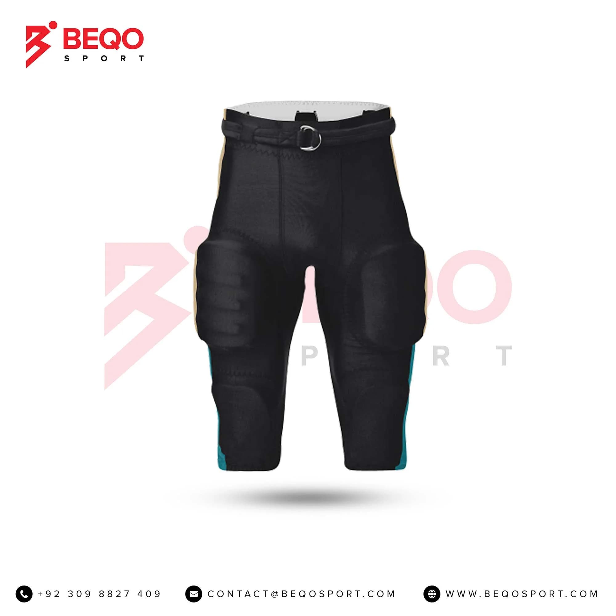 Black and Grey Football Pants view 2