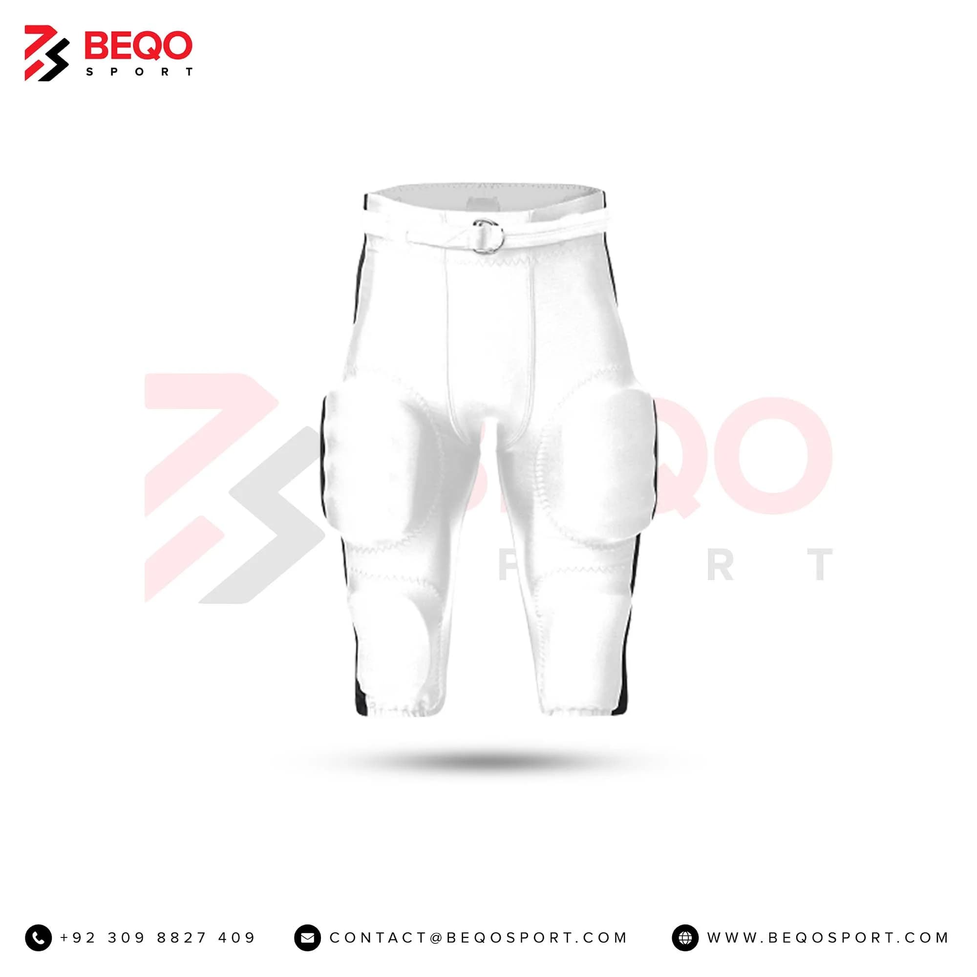 Black and White Football Pants view 4