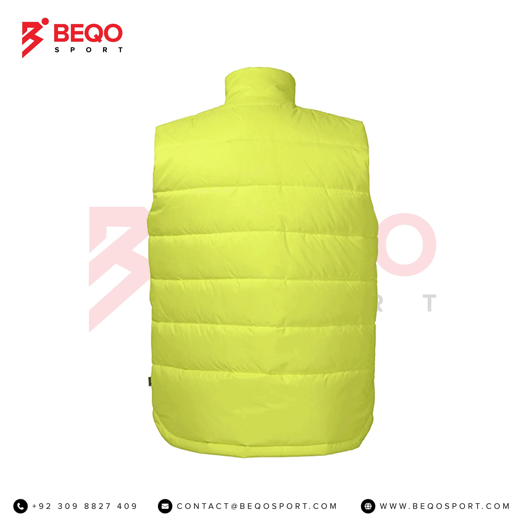 Black and Yellow Insulated Vest view 3