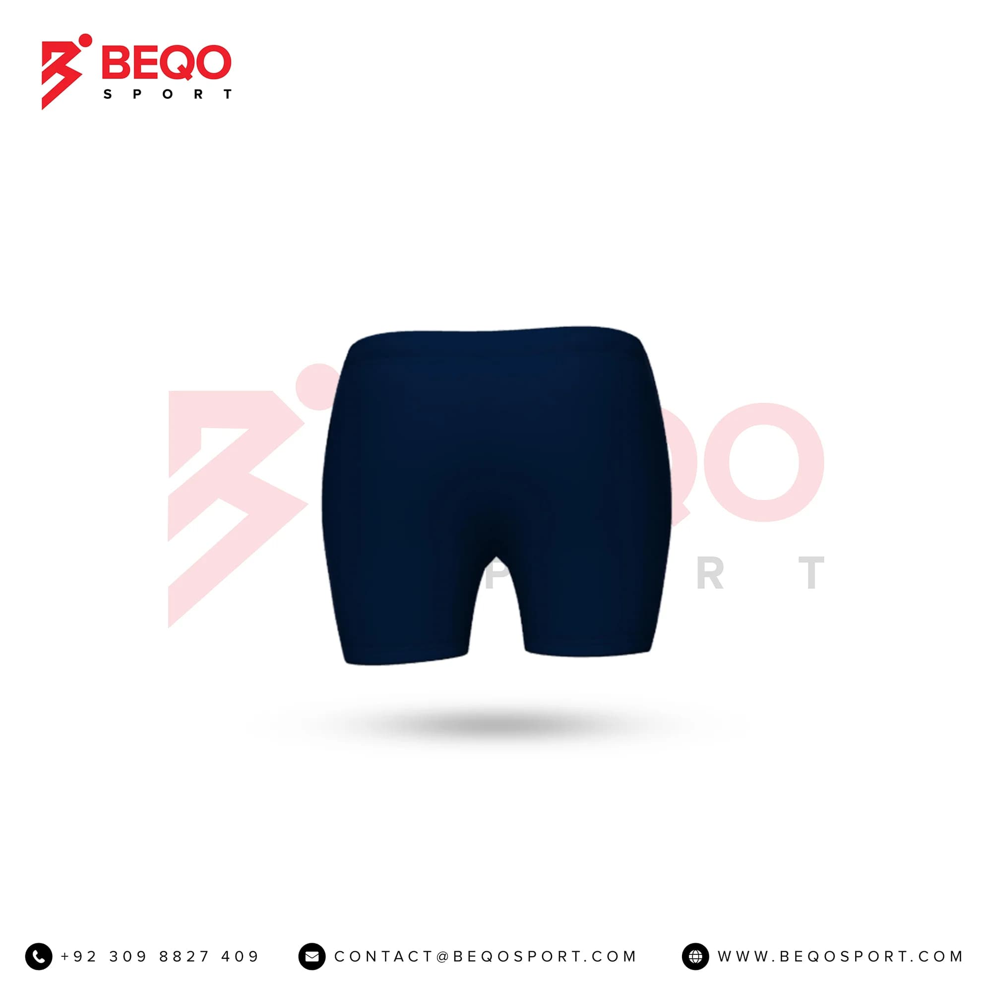 Blue Volleyball Shorts view 3