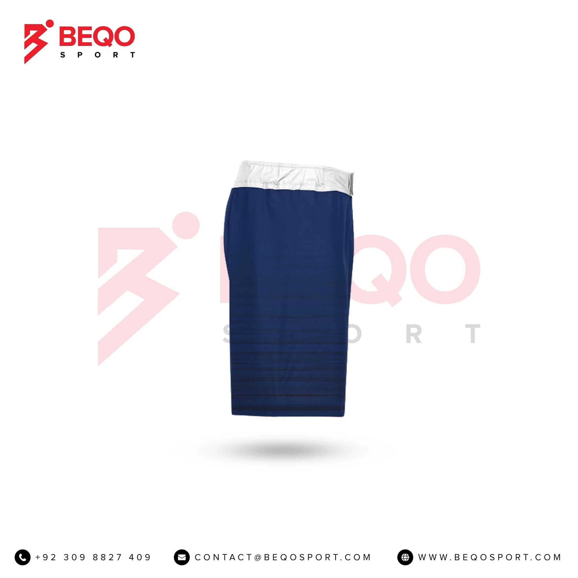 Blue Wrestling Fight Shorts view 3