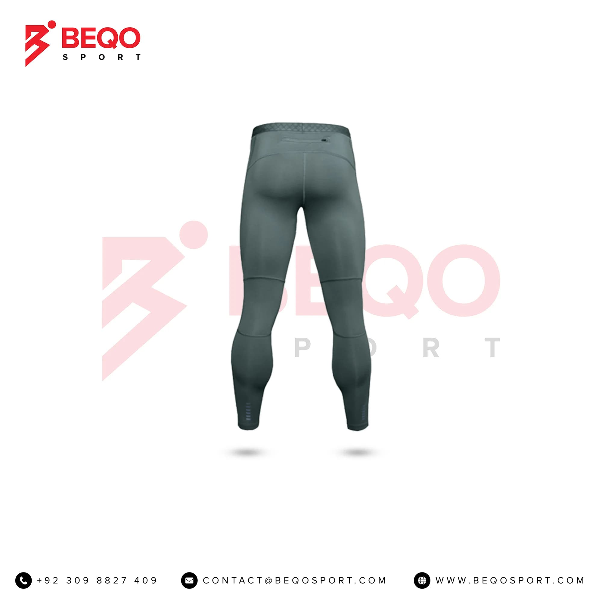 Fitness Tights with Printing for Men view 2