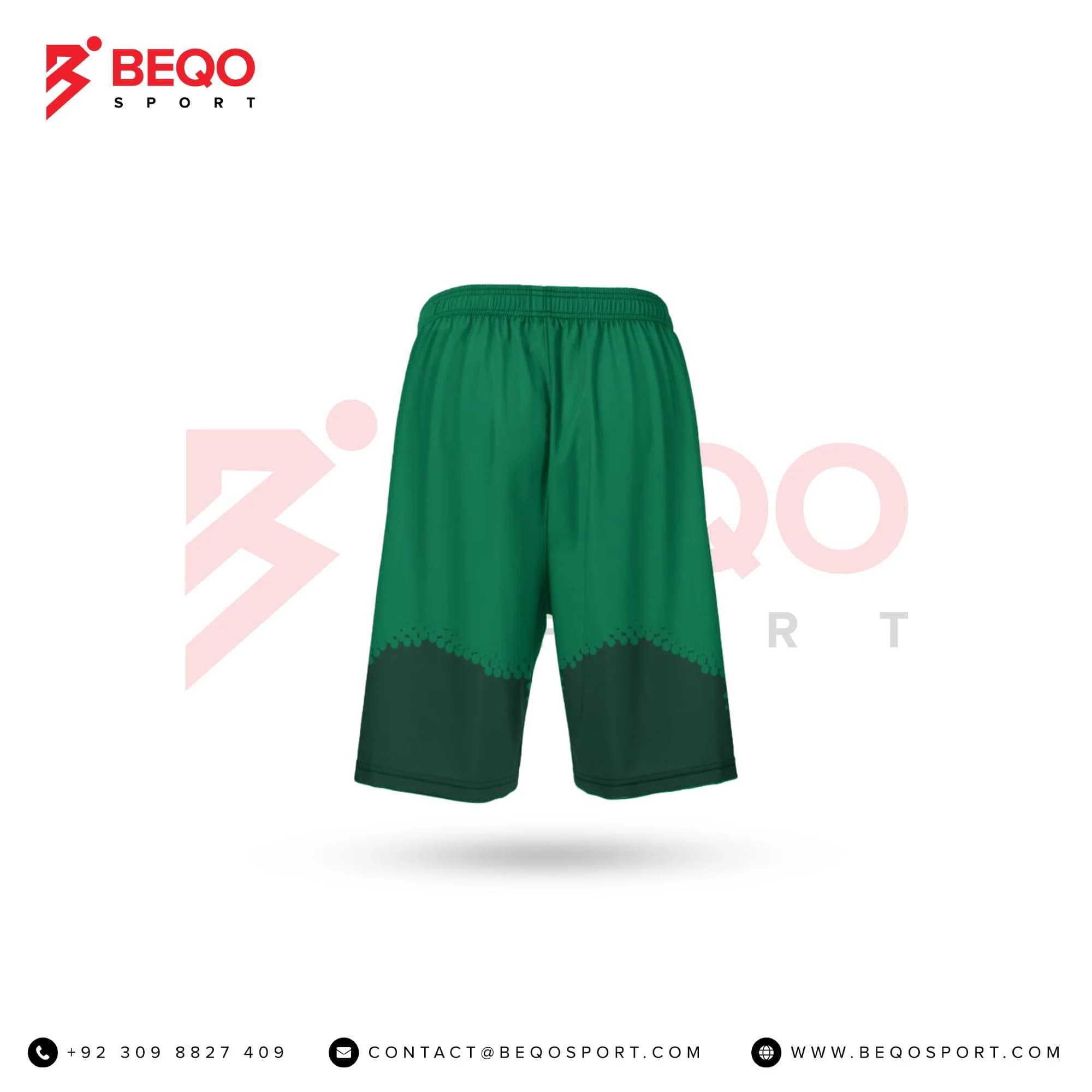Green Lacrosse Shorts view 3