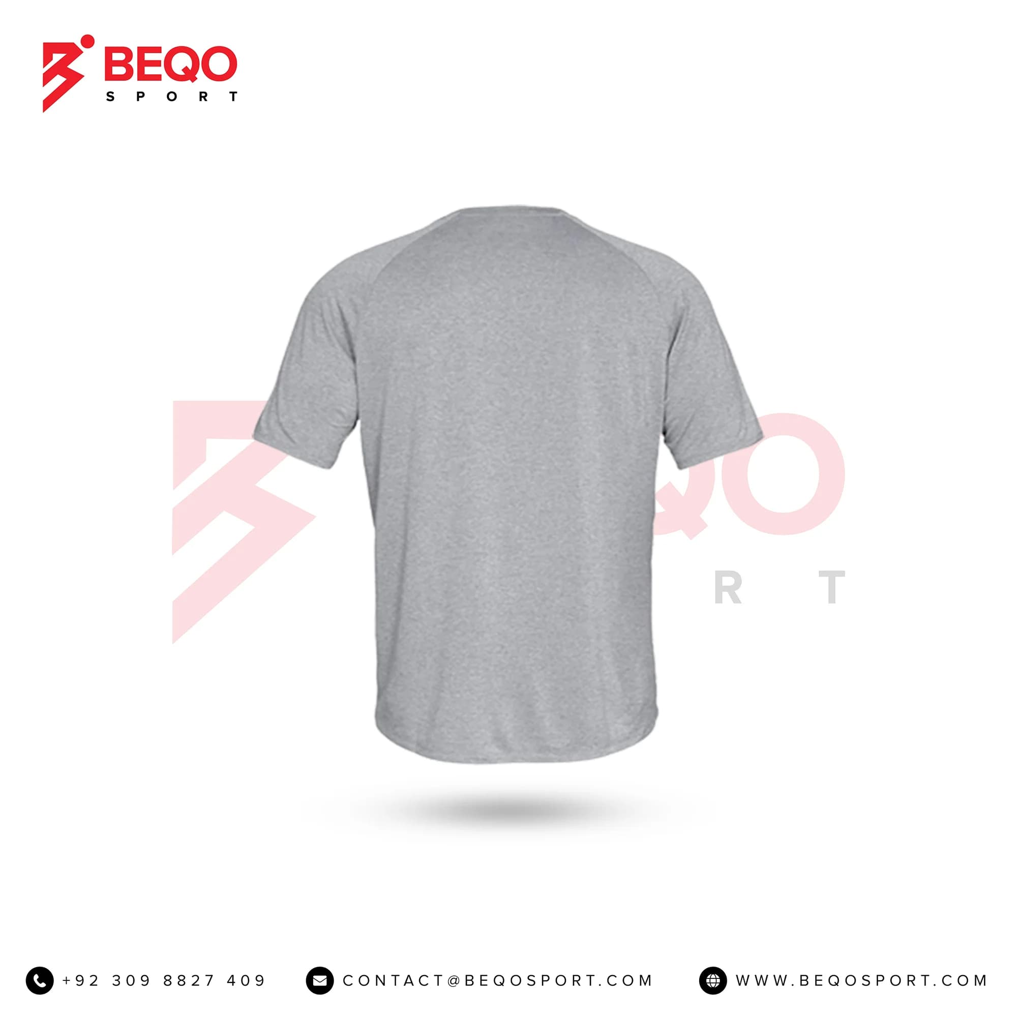 Heather Grey Gym T Shirt view 2