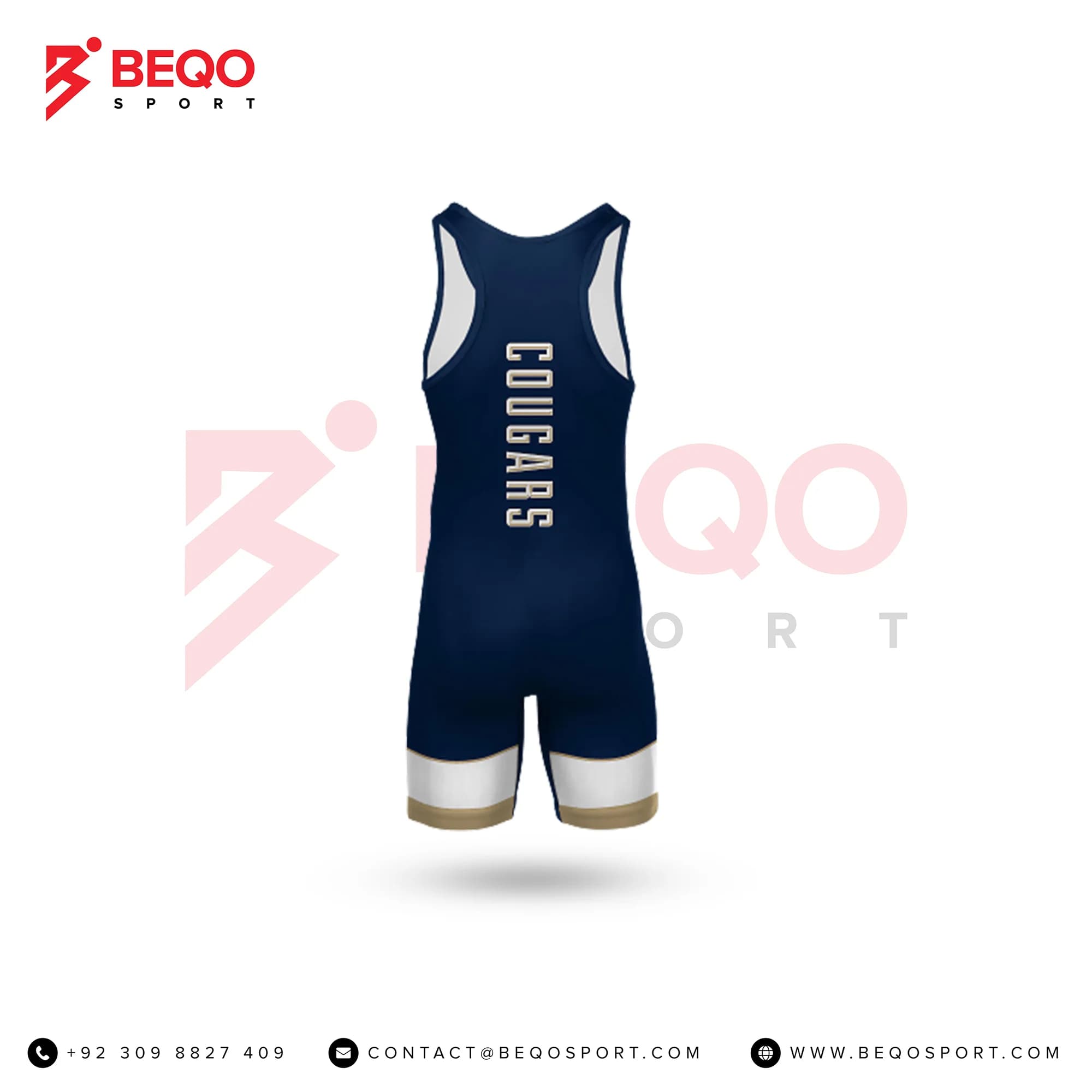 Men's Custom Wrestling Singlets view 2