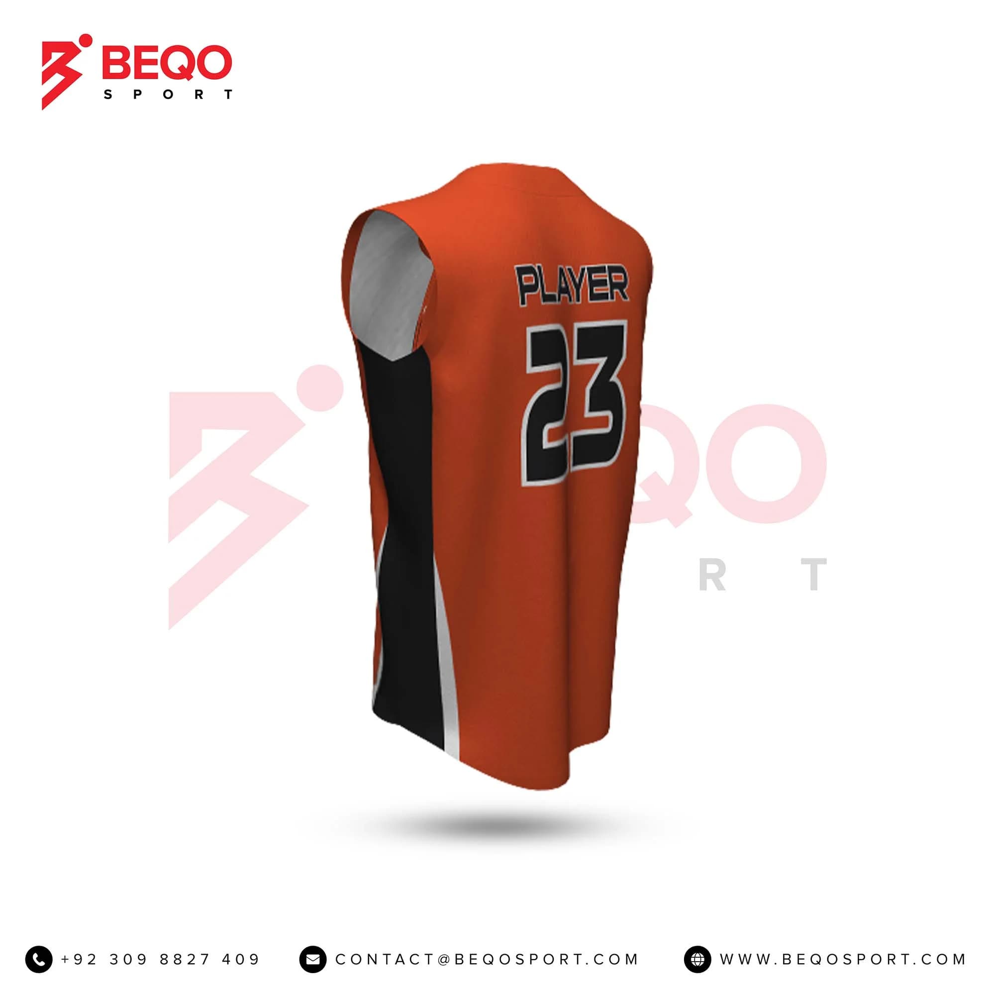 Men's Full Button Sleeveless Jerseys view 3