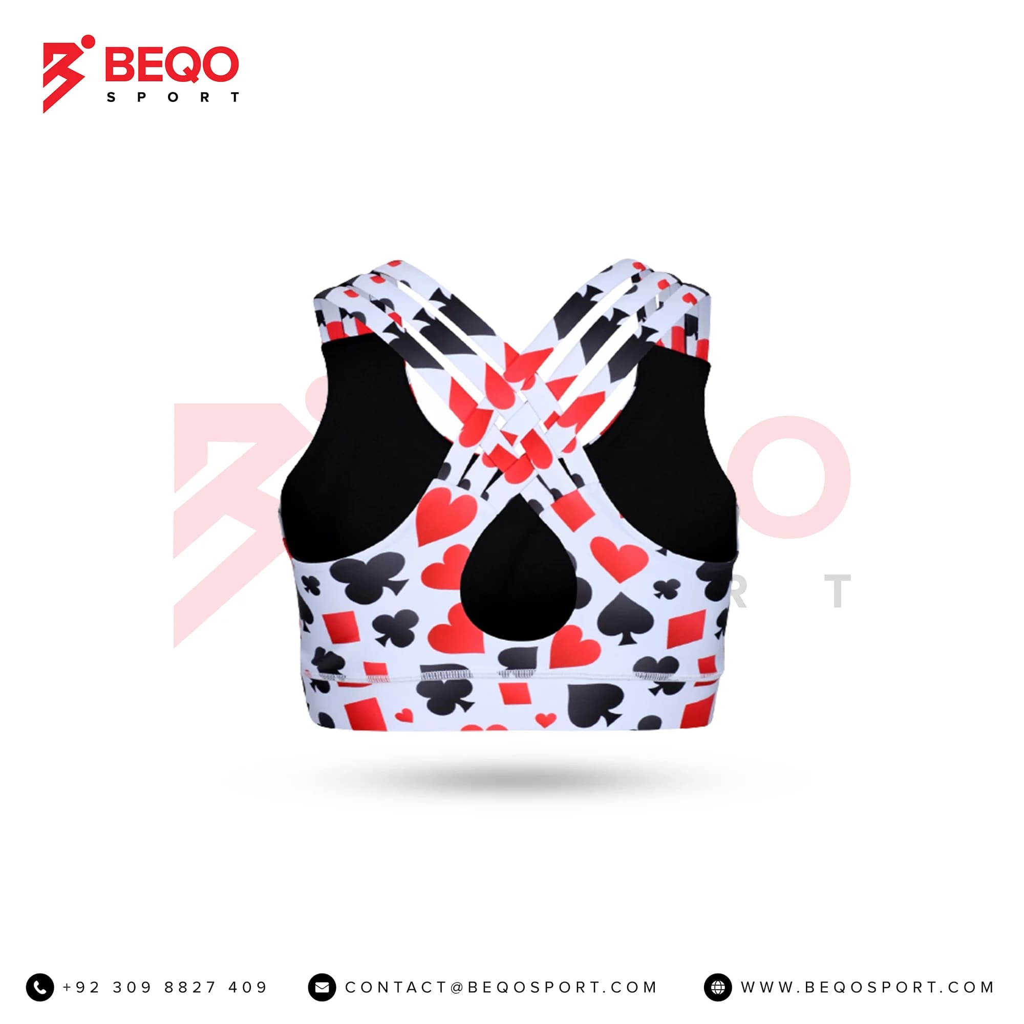 Playing Cards Sports Bras view 2