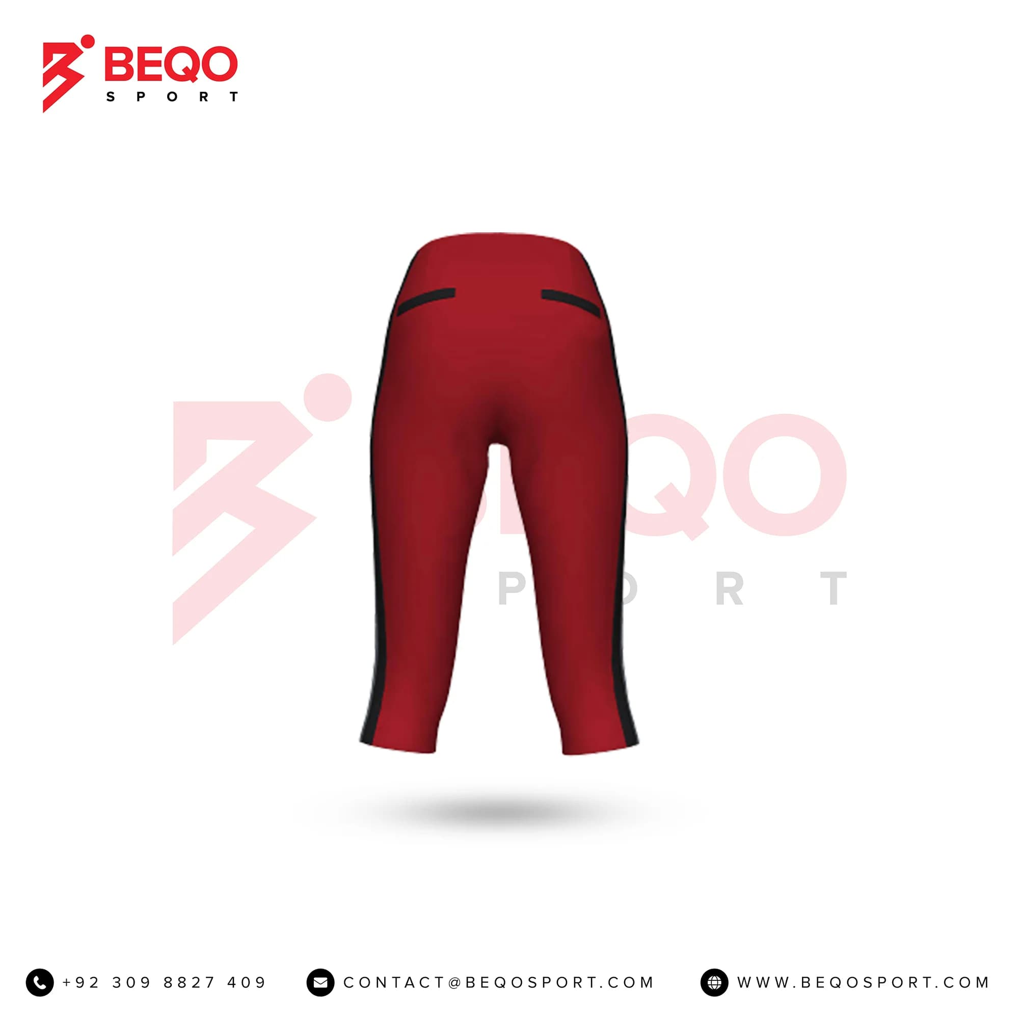 Red Softball Pants view 4
