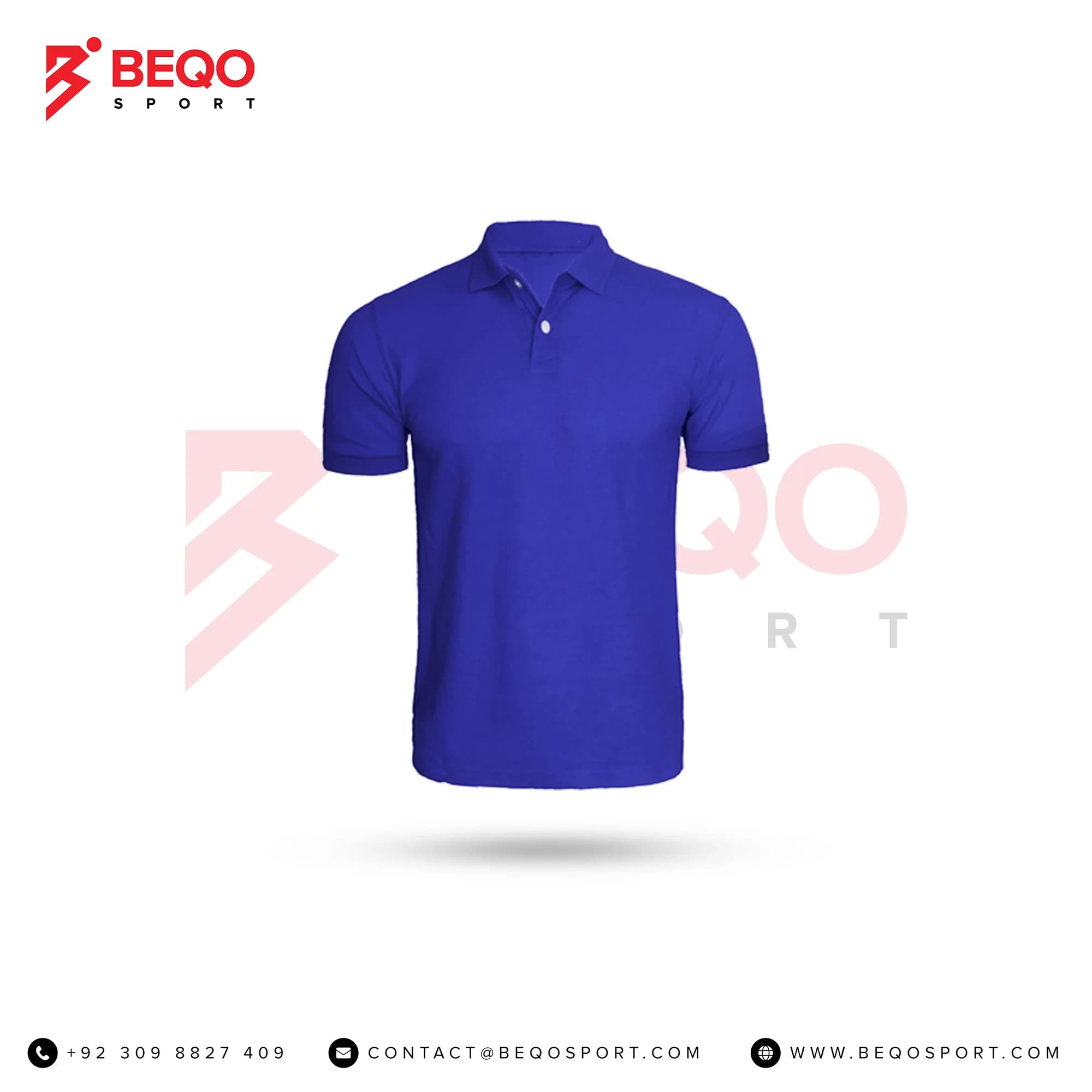 Plain Pique Polo Shirt
