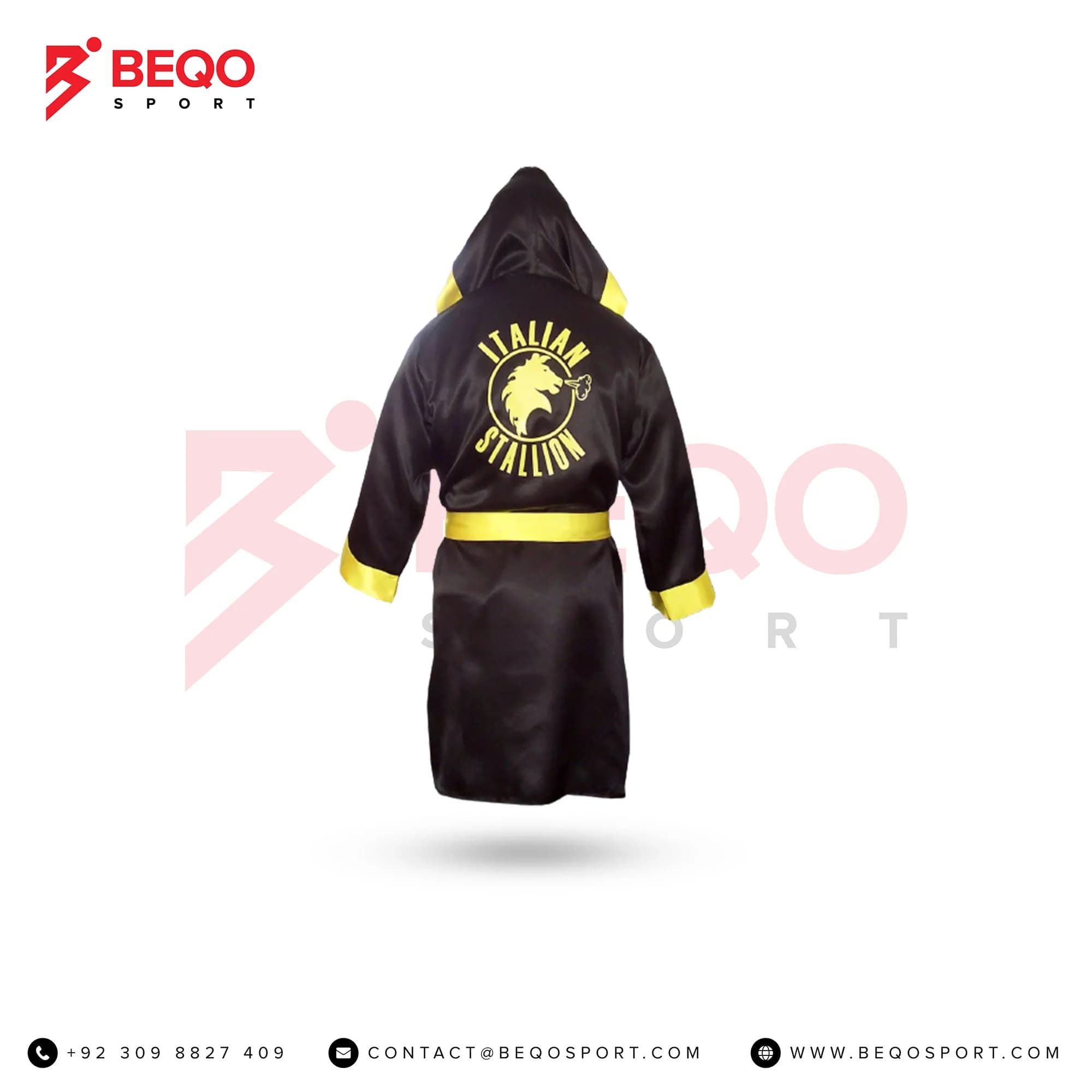 Rocky Balboa Movie Black Boxing Gowns