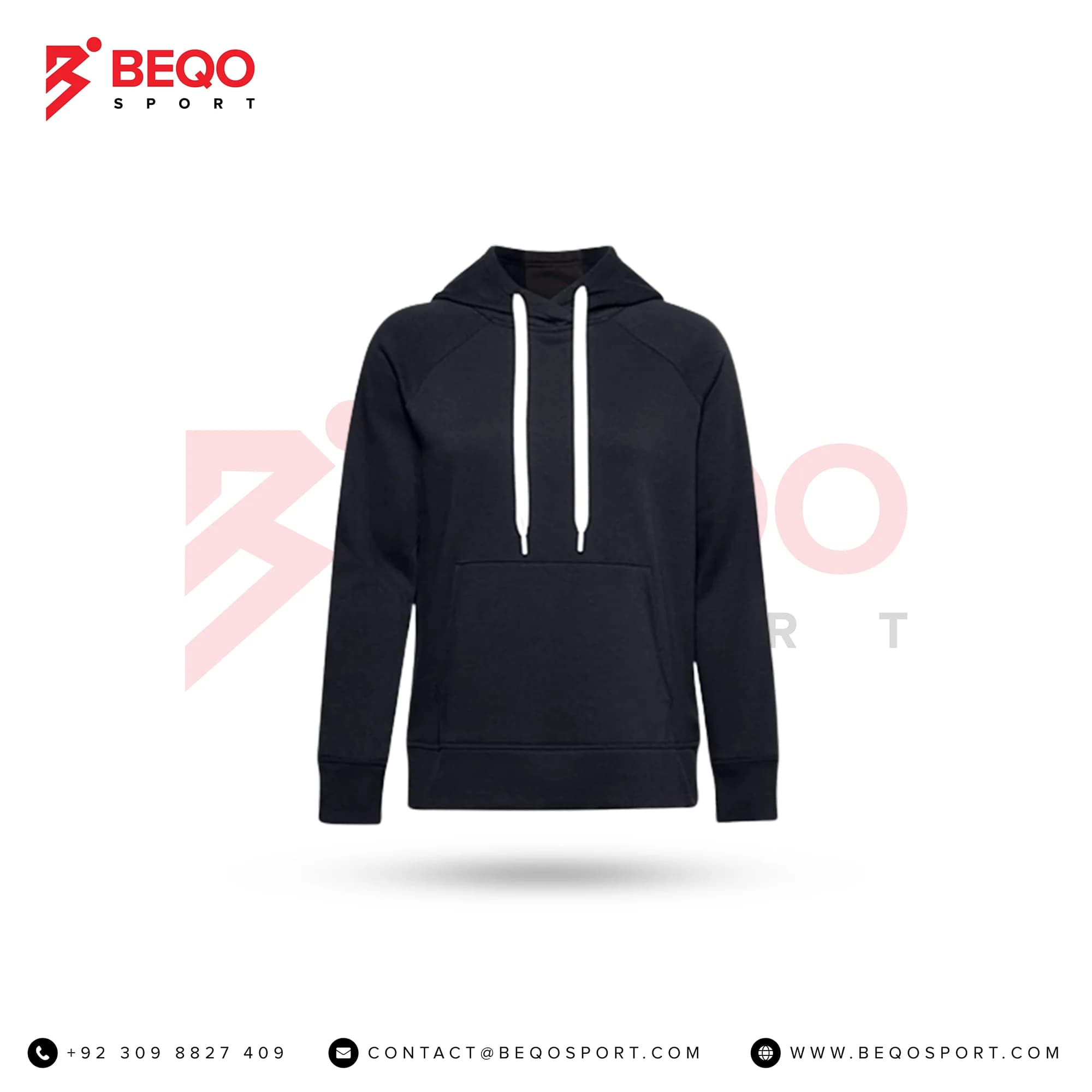 Unisex Navy Blue Hoodie