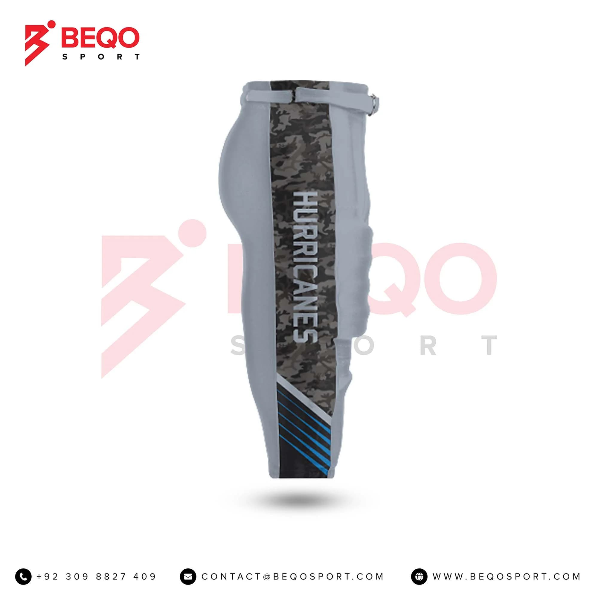 White Camouflage American Football Pants