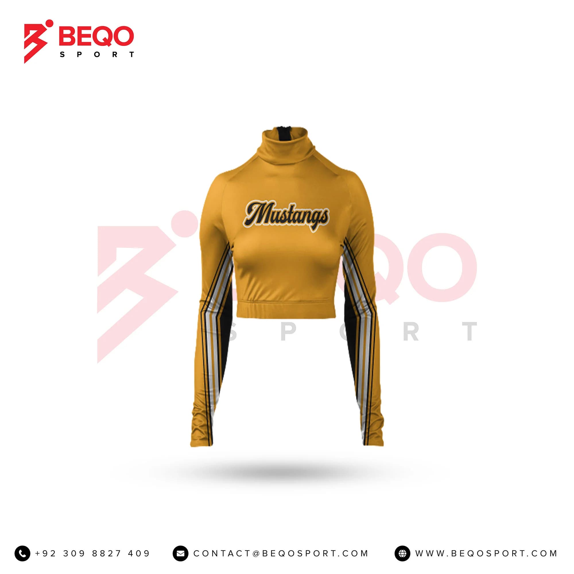 Yellow Cheer Mock Neck Bodyliner