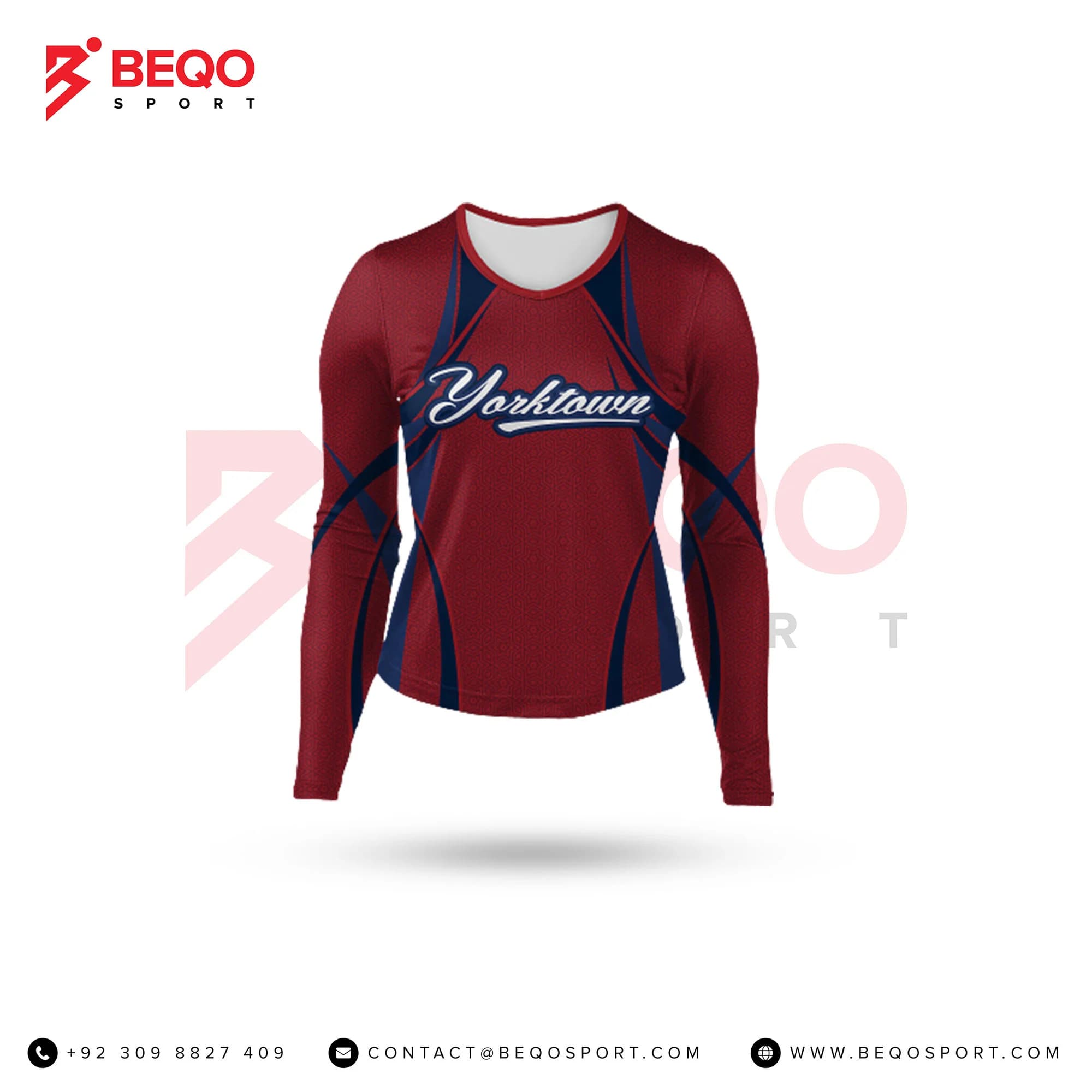 Yorktown Cheer Long Sleeve Shell