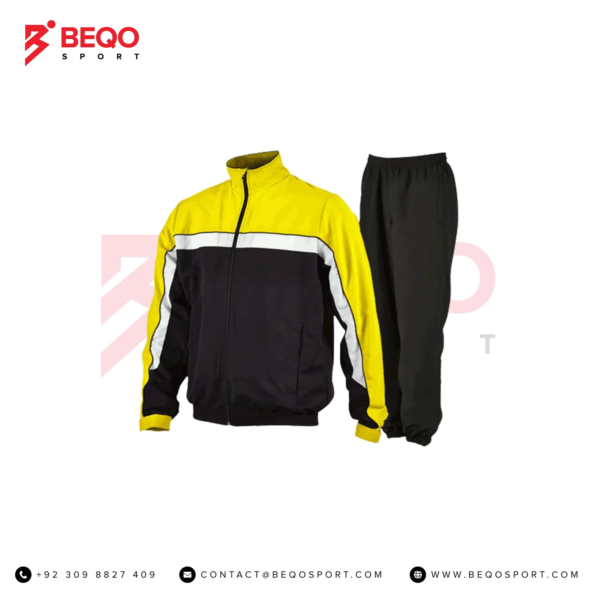 Men’s Tracksuit With White Stripes