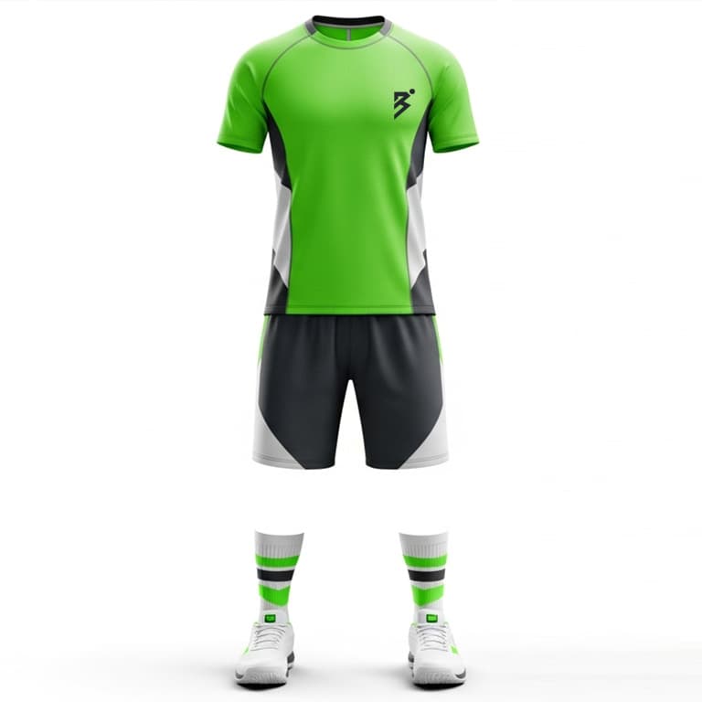 Men's Pro-Fit Volleyball Jersey & Shorts Set - Breathable, Lightweight Uniform