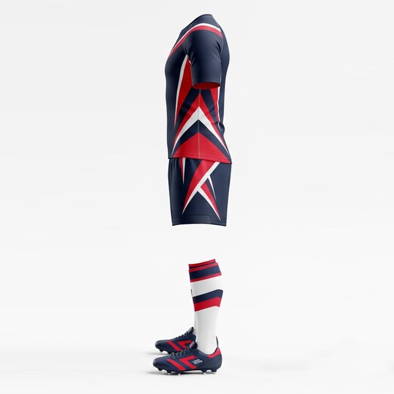 Men's Rugby Uniform Set - Jersey, Shorts & Socks | Pro-Fit Performance Gear view 2