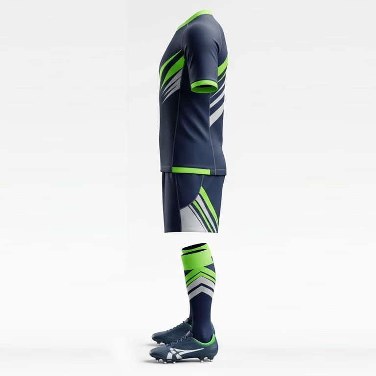 Men's Rugby Uniform Set - Pro-Fit Performance Jersey, Shorts & Socks view 2